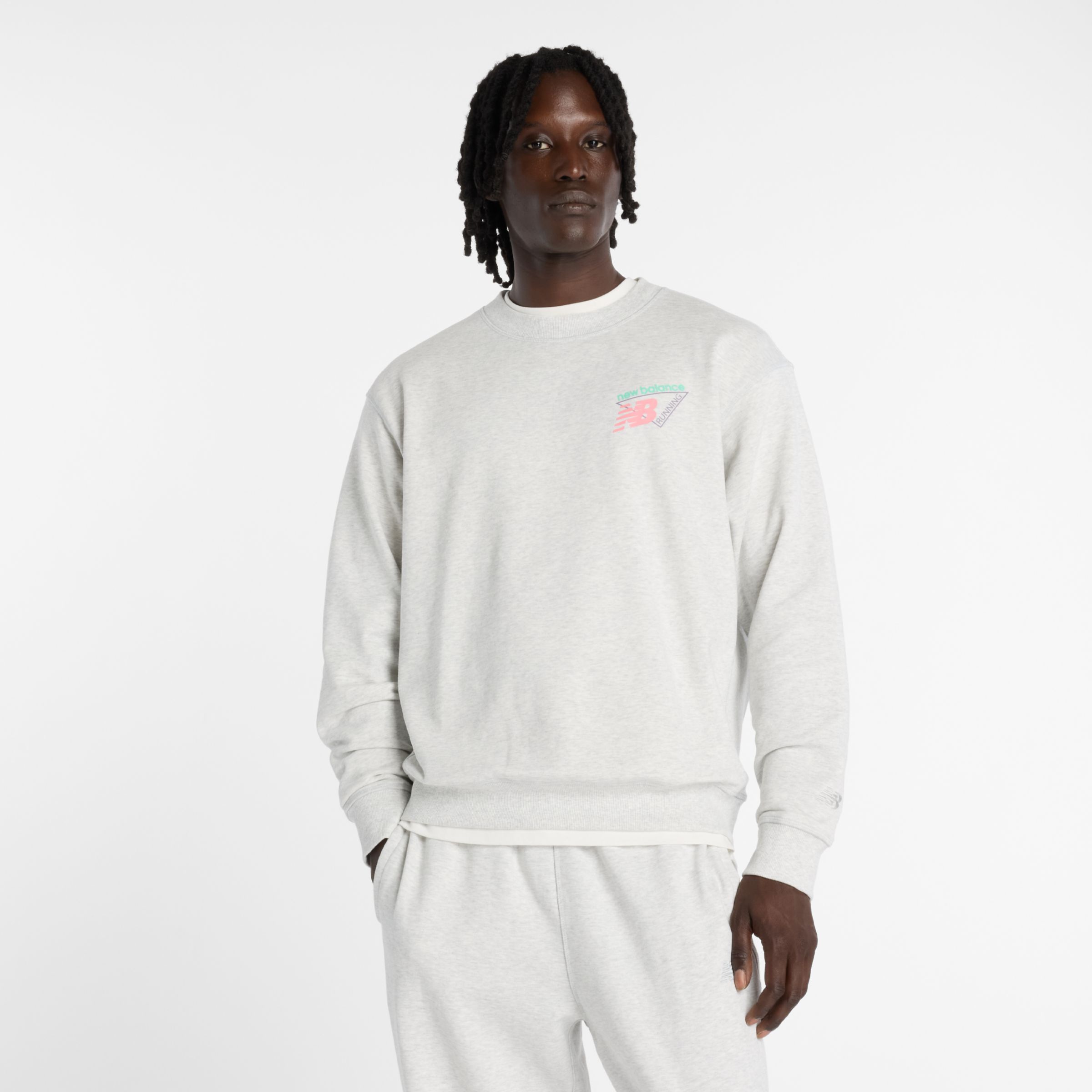 Classic Tri-Logo French Terry Crew