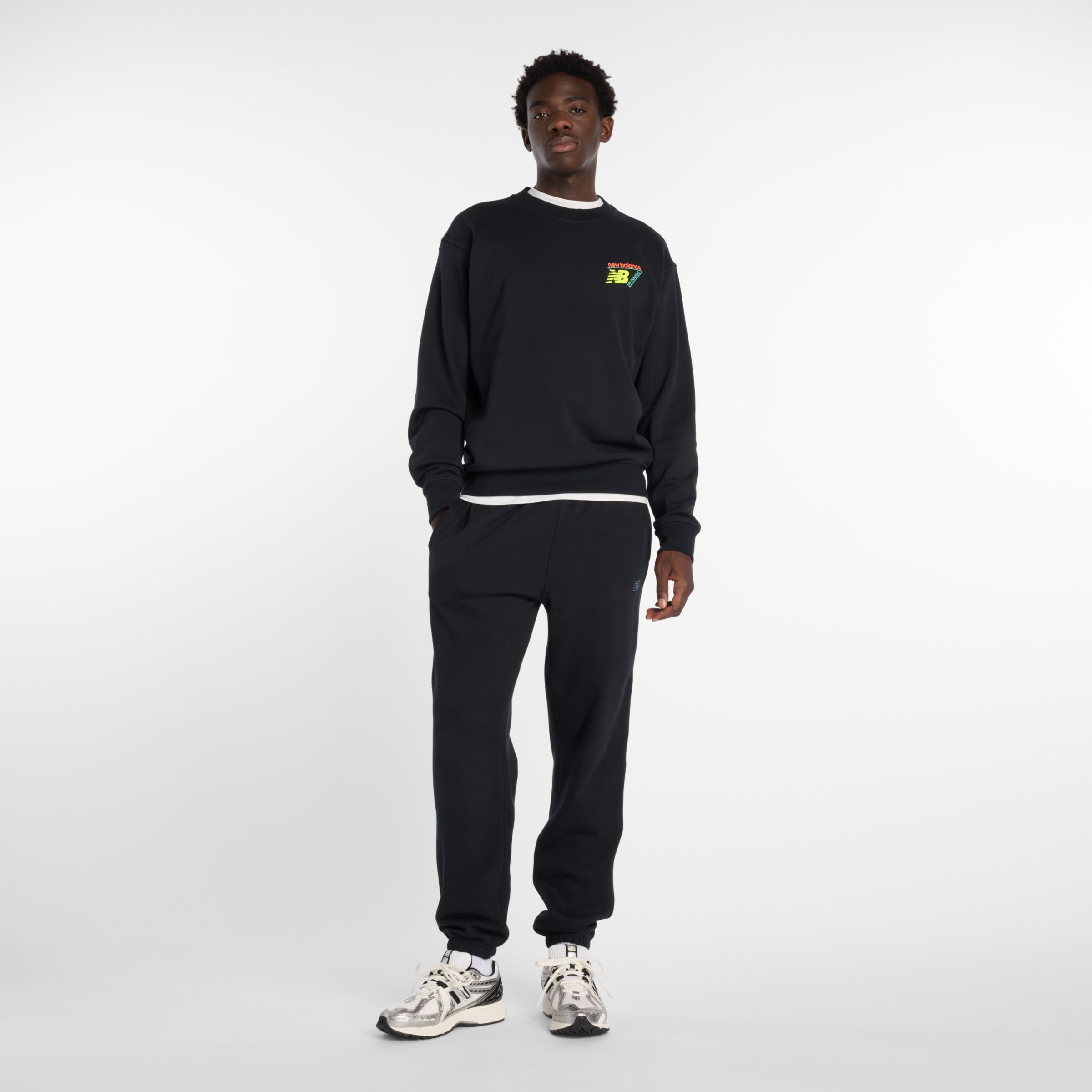 Classic Tri-Logo French Terry Crew