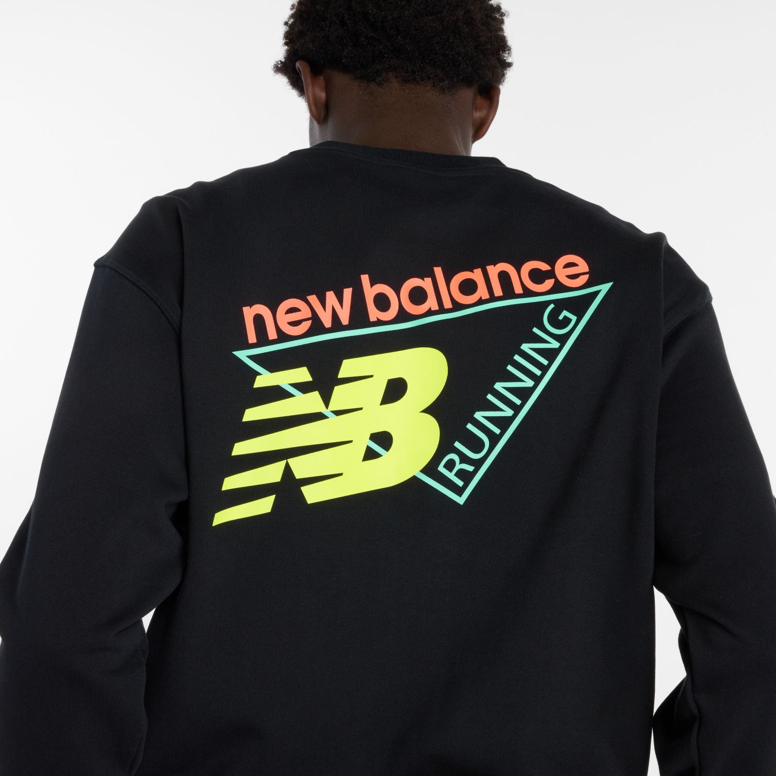Мужские худи New Balance Classic Tri-Logo French Terry Crew — фото 3