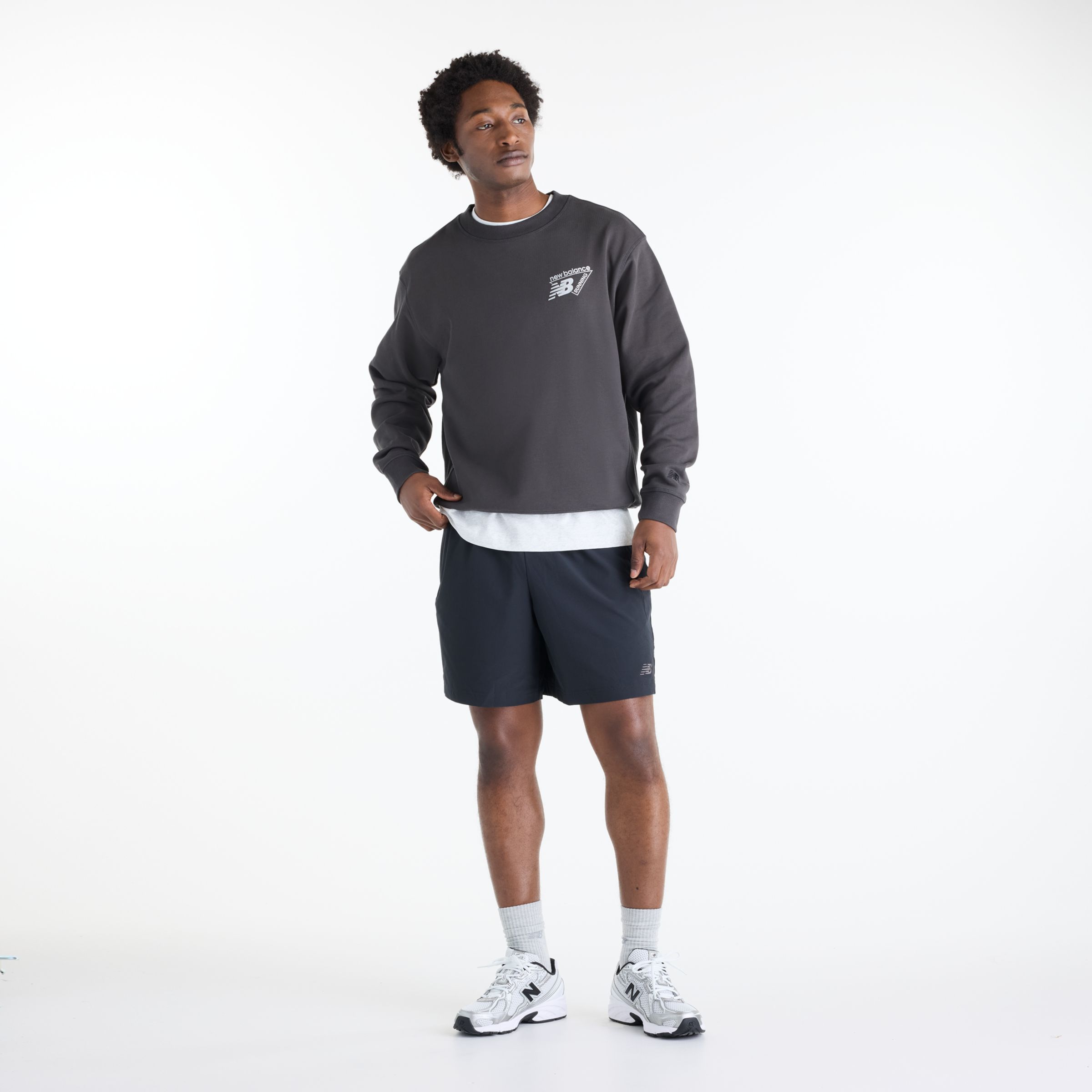 Classic Tri-Logo French Terry Crew