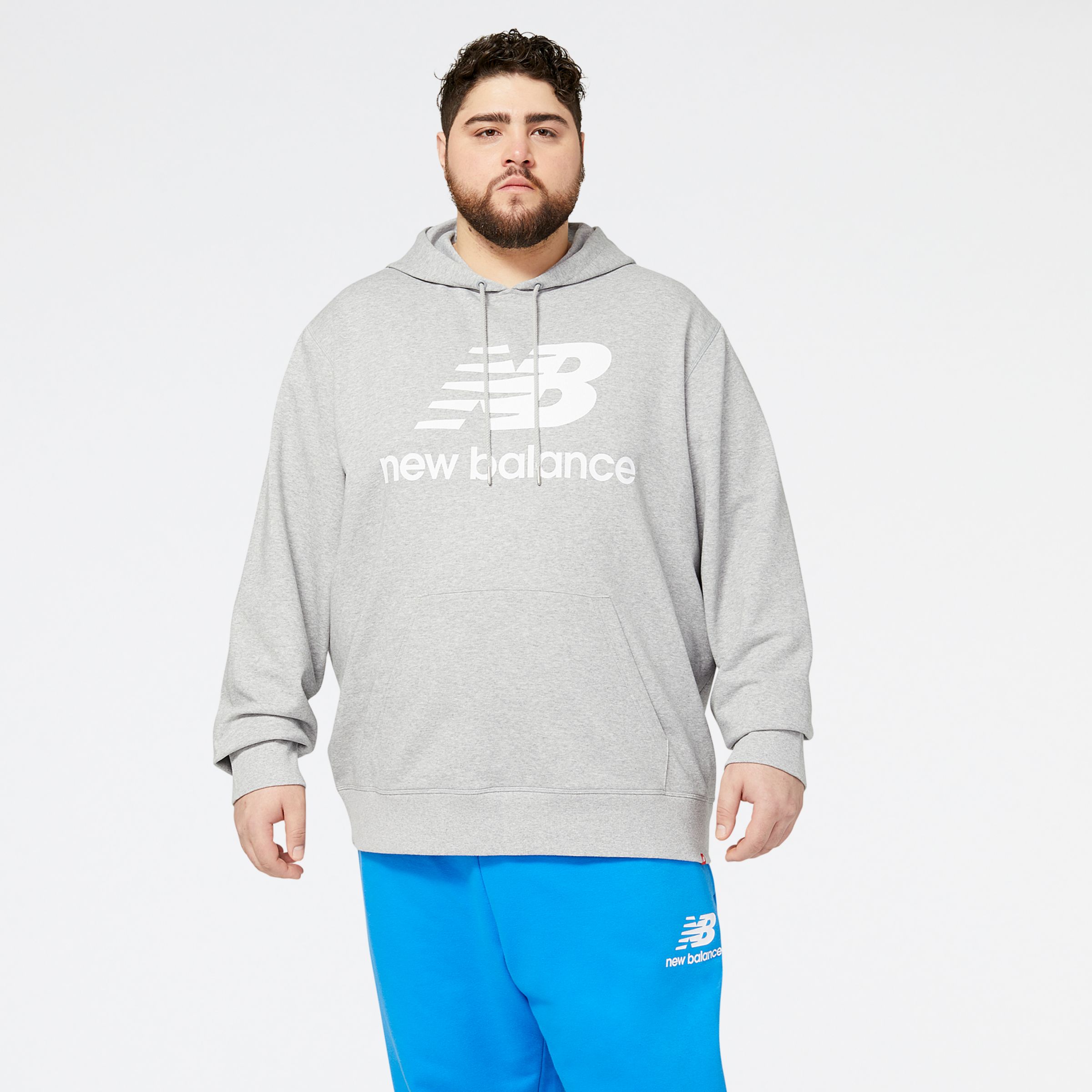 NB Essentials Stacked Logo Po Hoodie