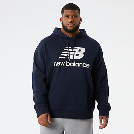 New Balance NB Essentials Stacked Logo Po Hoodie, MTX03558ECL image number null