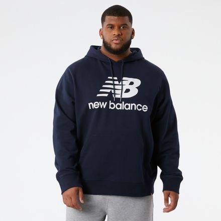 Hombre Sudadera con capucha NB Essentials Stacked Logo Po - New Balance