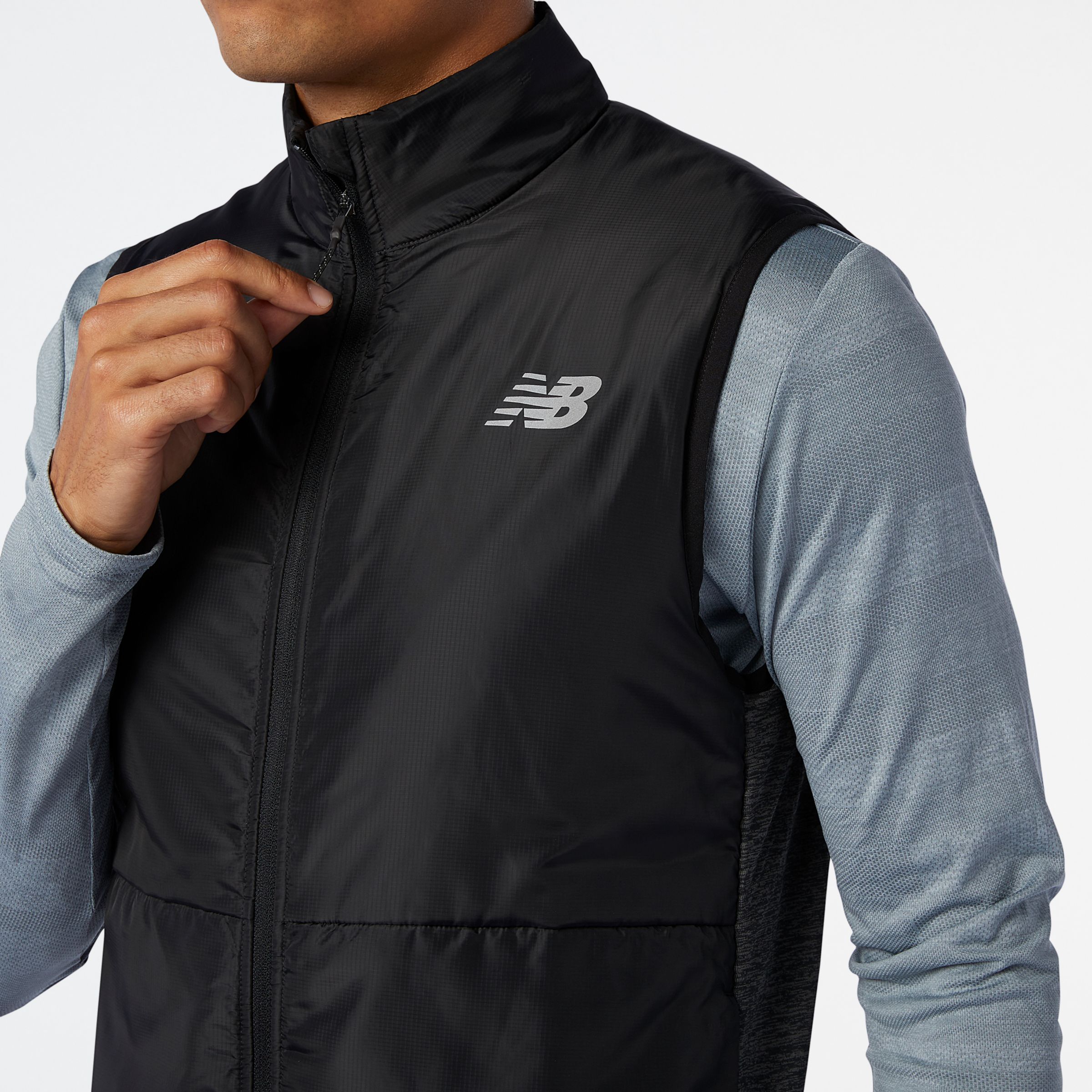 new balance running gilet