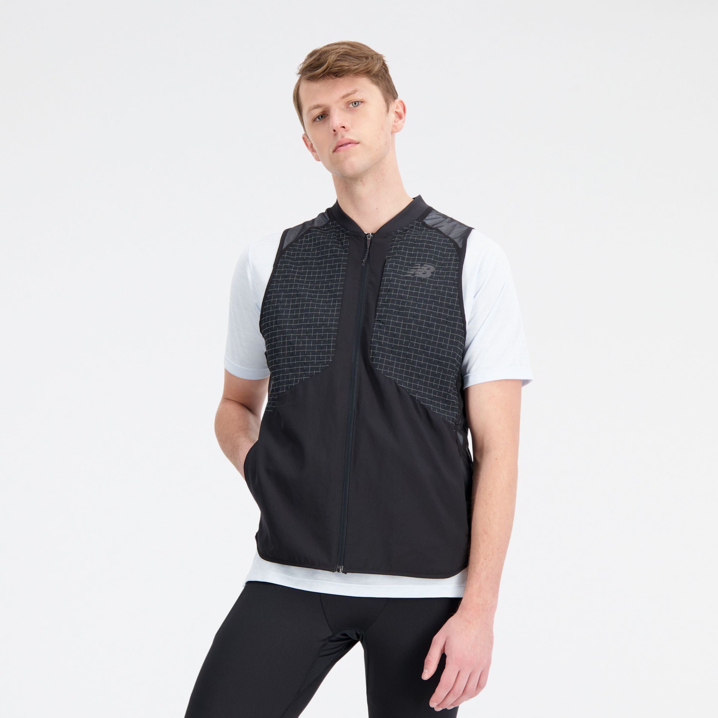 

New Balance Men's Impact Run Luminous Packable Vest Black - Black