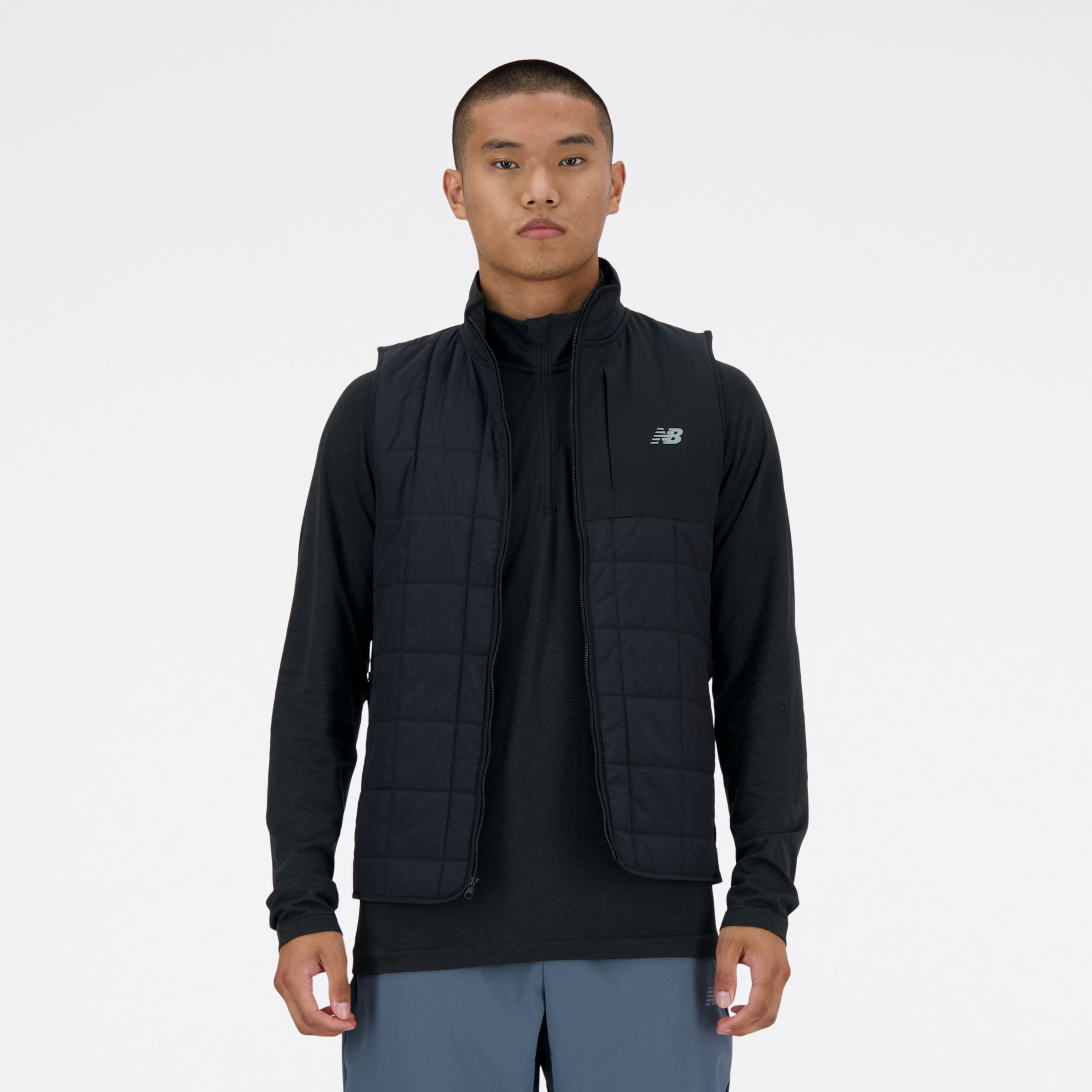 

New Balance Men's Athletics Heat Layer Vest Black - Black