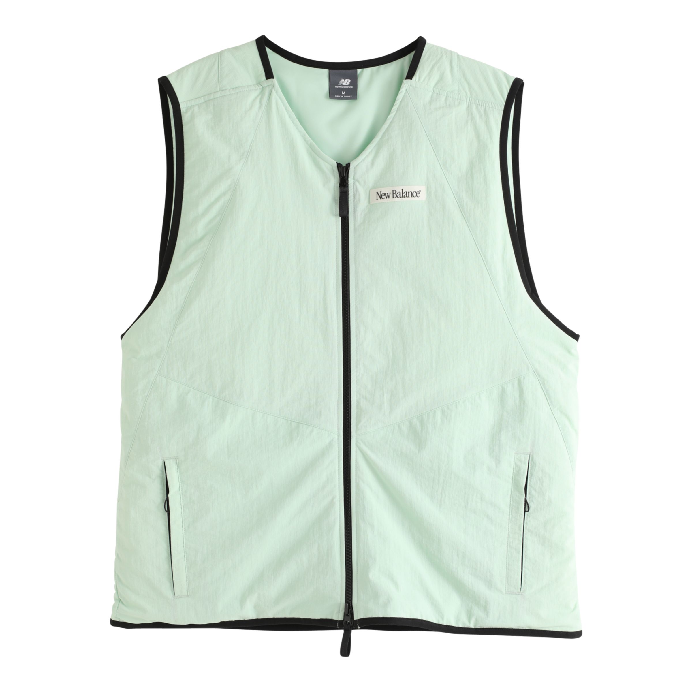 New Balance Men's Street Classics Gilet in Green Cotton, size Small
