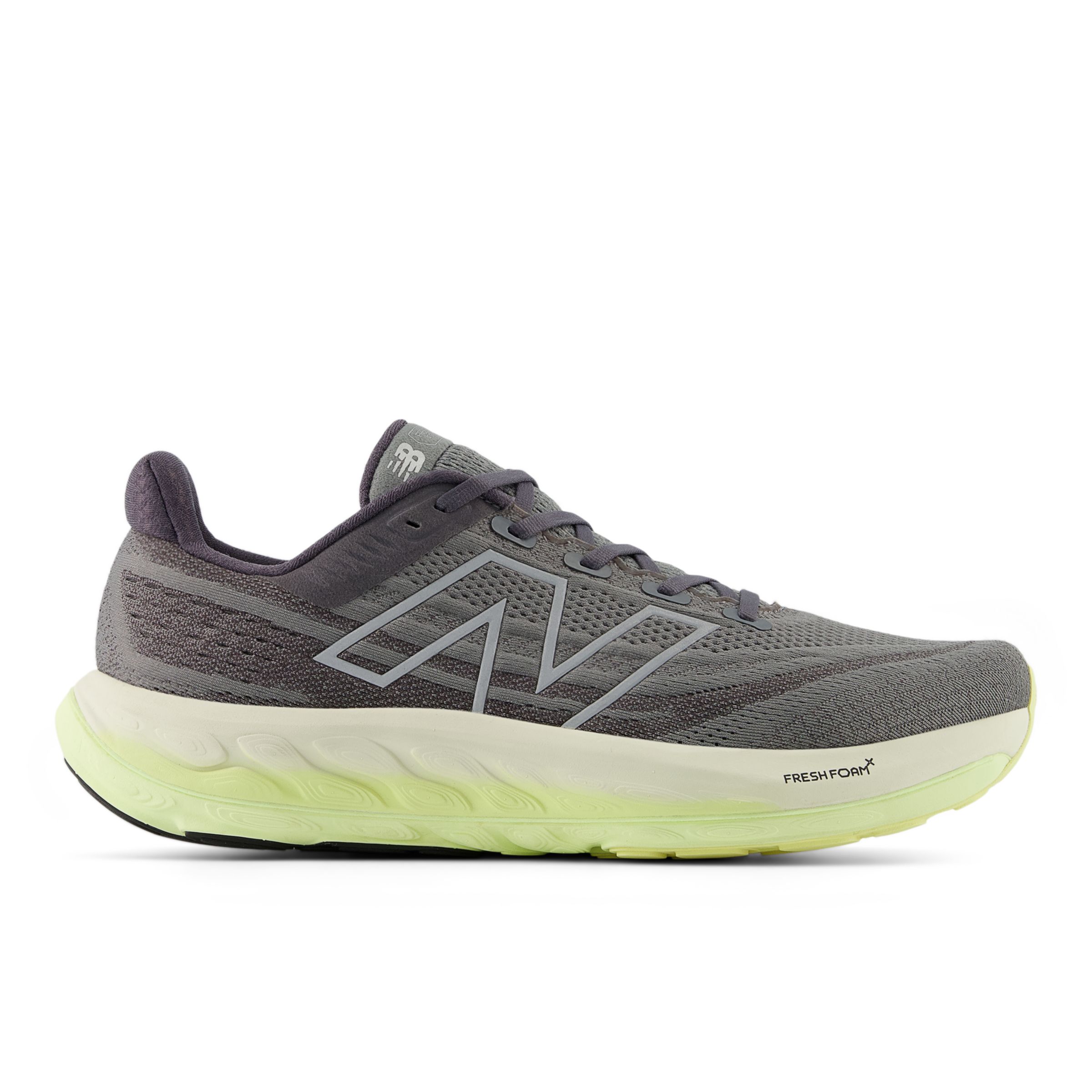 New Balance Men's Fresh Foam X Vongo v6 in Grey/Yellow Synthetic, size 10.5