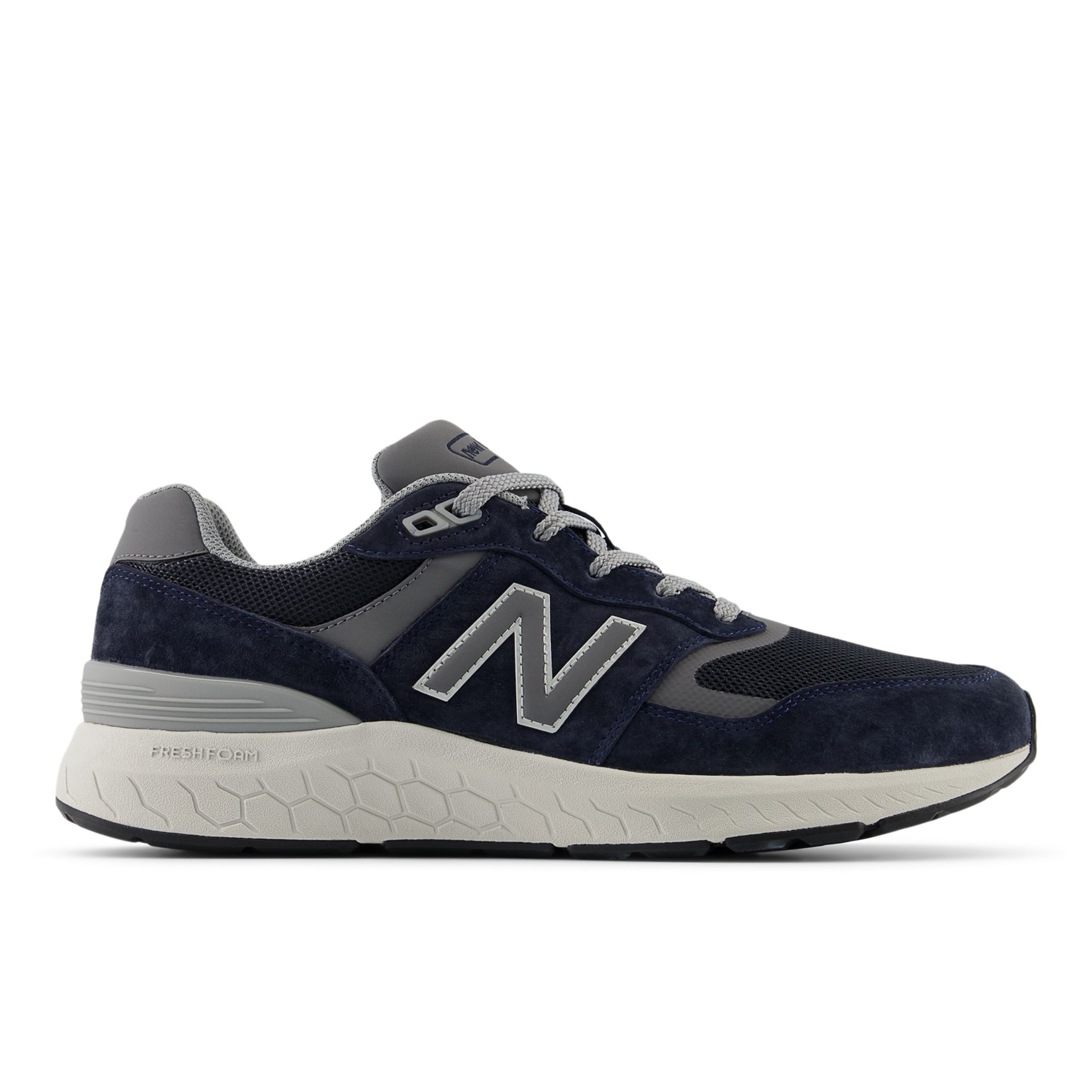 New Balance Men's Fresh Foam Walking 880 v6 in Blue/Grey Synthetic, size 9