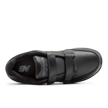 New balance outlet black velcro shoes