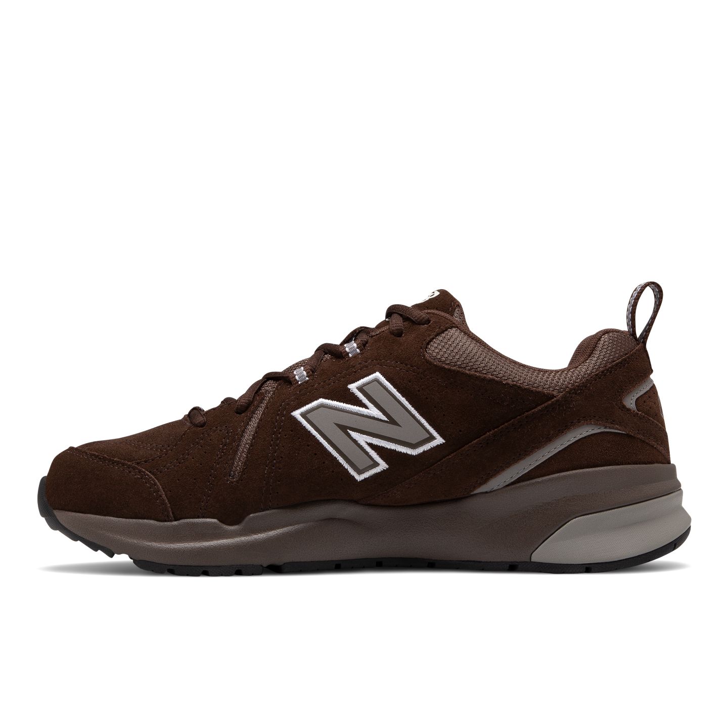 Мужские кроссовки New Balance 608v5, цвет: Коричневый / Белый — фото 2