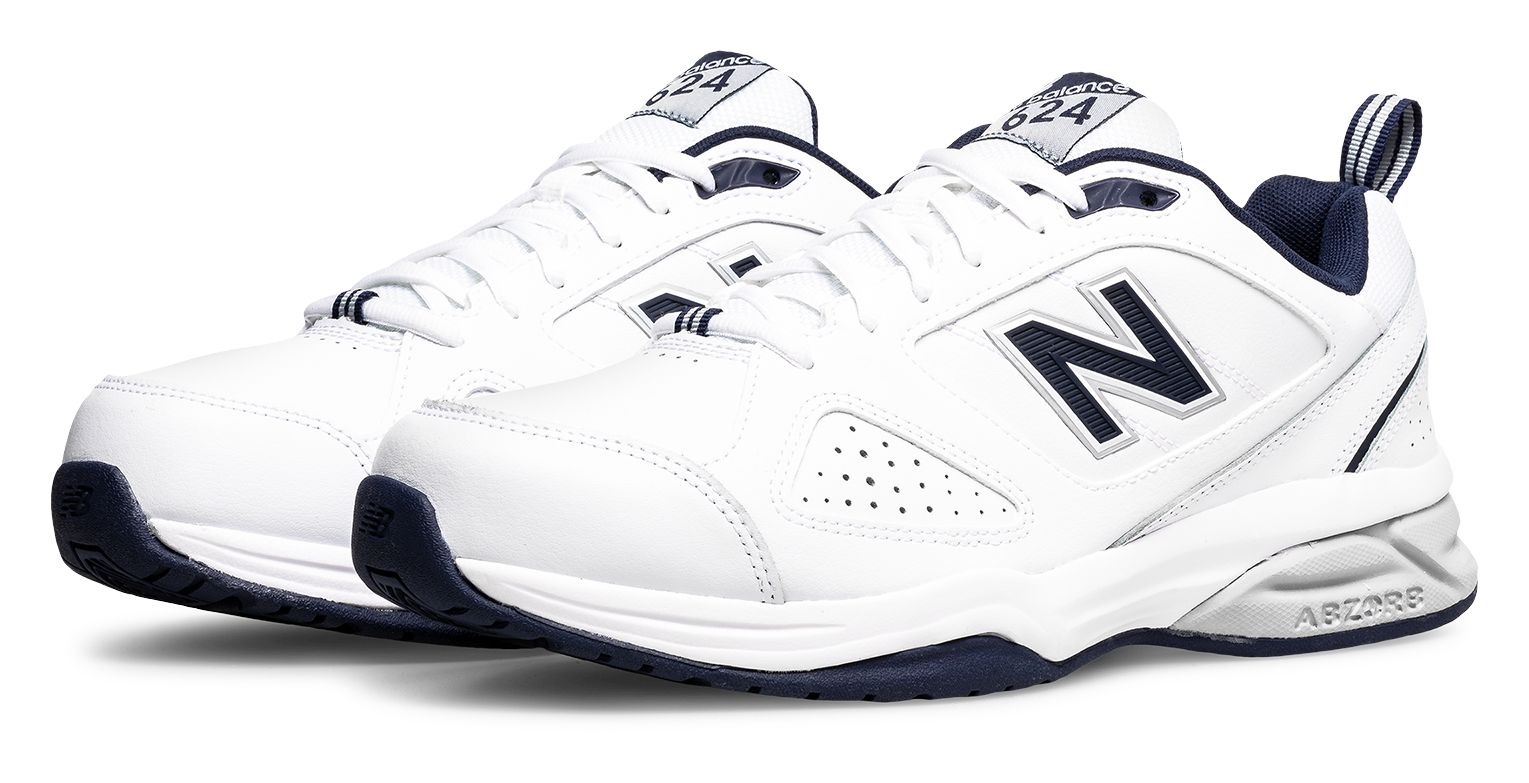 new balance 624v4 white