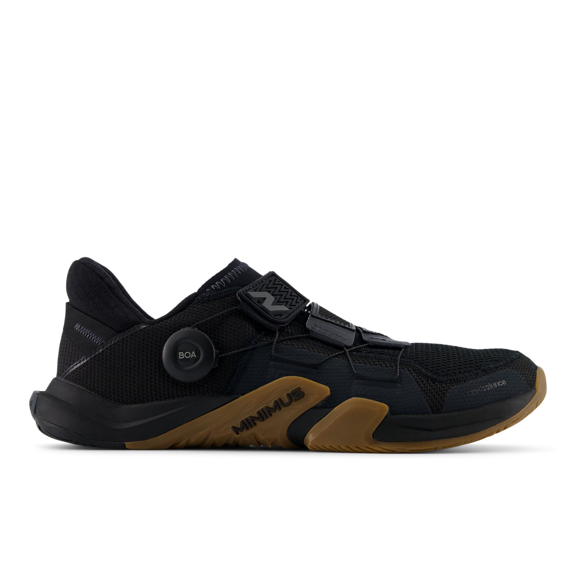 New Balance Uomo Minimus TR BOA® v2 in Nero/Beige, Textile, Taglia 41.5