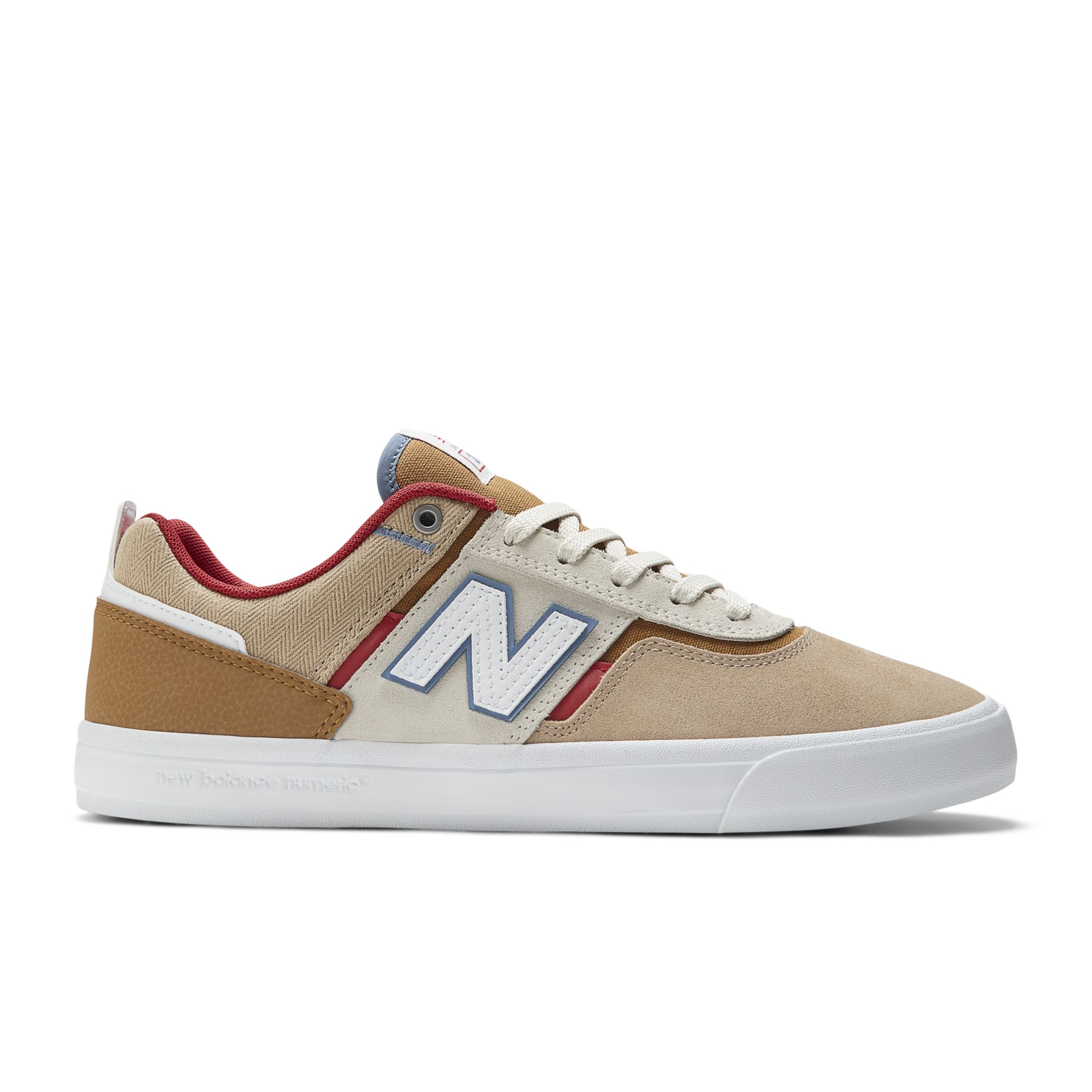 

New Balance Homme NB Numeric Jamie Foy 306 en Marron/Blanc, Suede/Mesh, Taille 41.5 Large