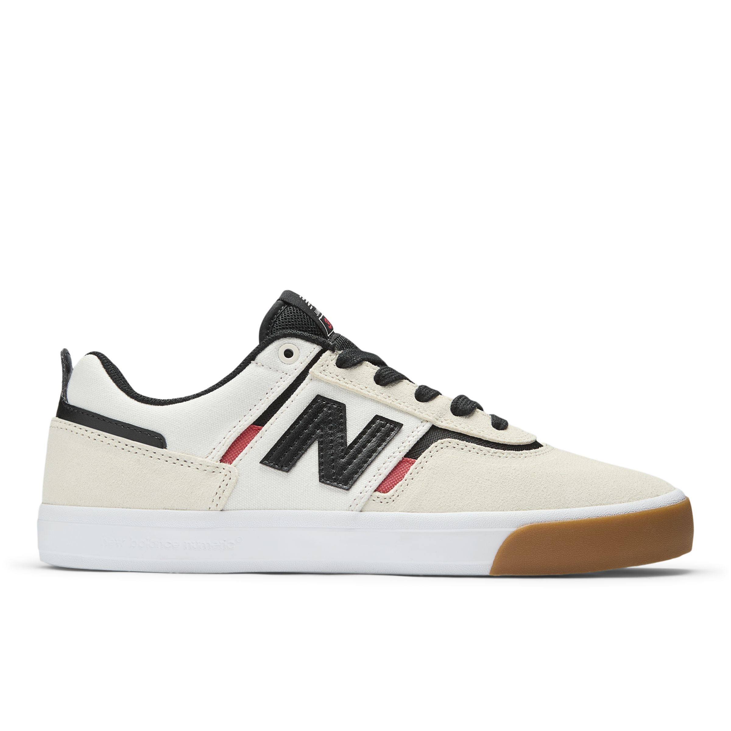 New Balance Unisex NB Numeric Jamie Foy 306 in White/Black Suede/Mesh, size 6.5