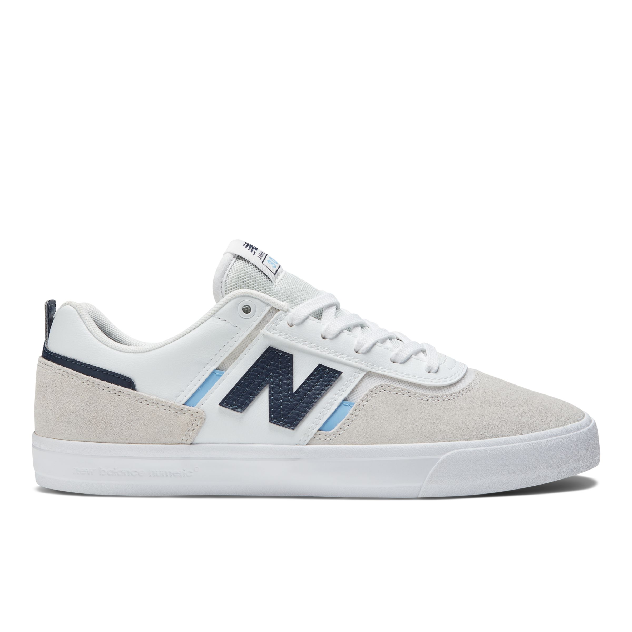 New Balance Men's NB Numeric Jamie Foy 306 in White/Blue Suede/Mesh - NM306WNC