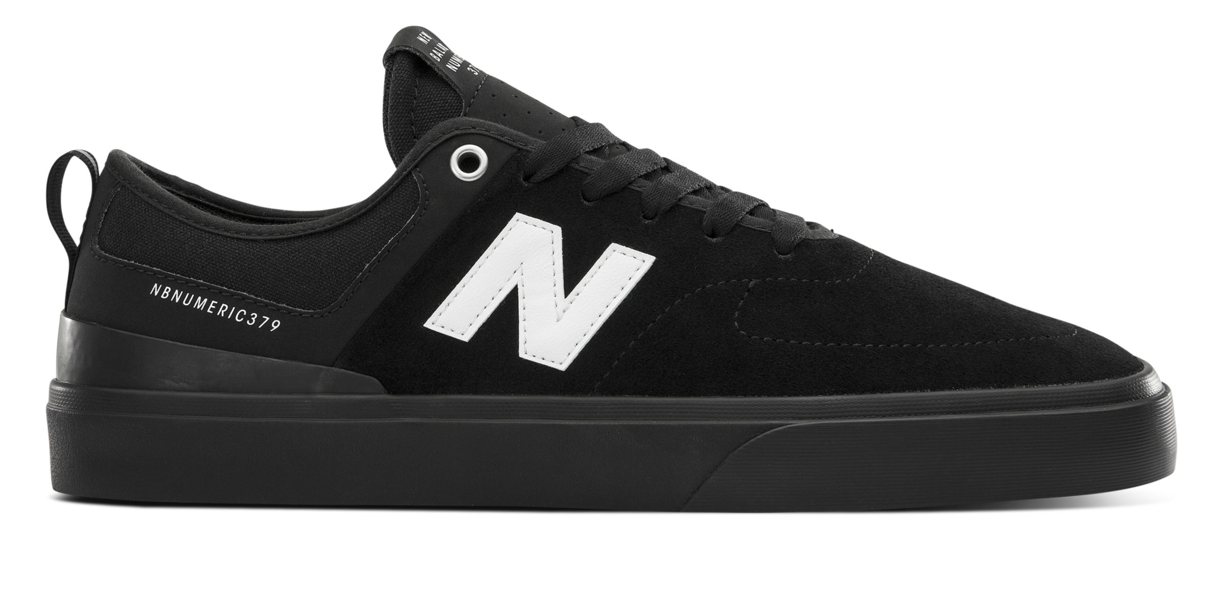 new balance numeric black gum