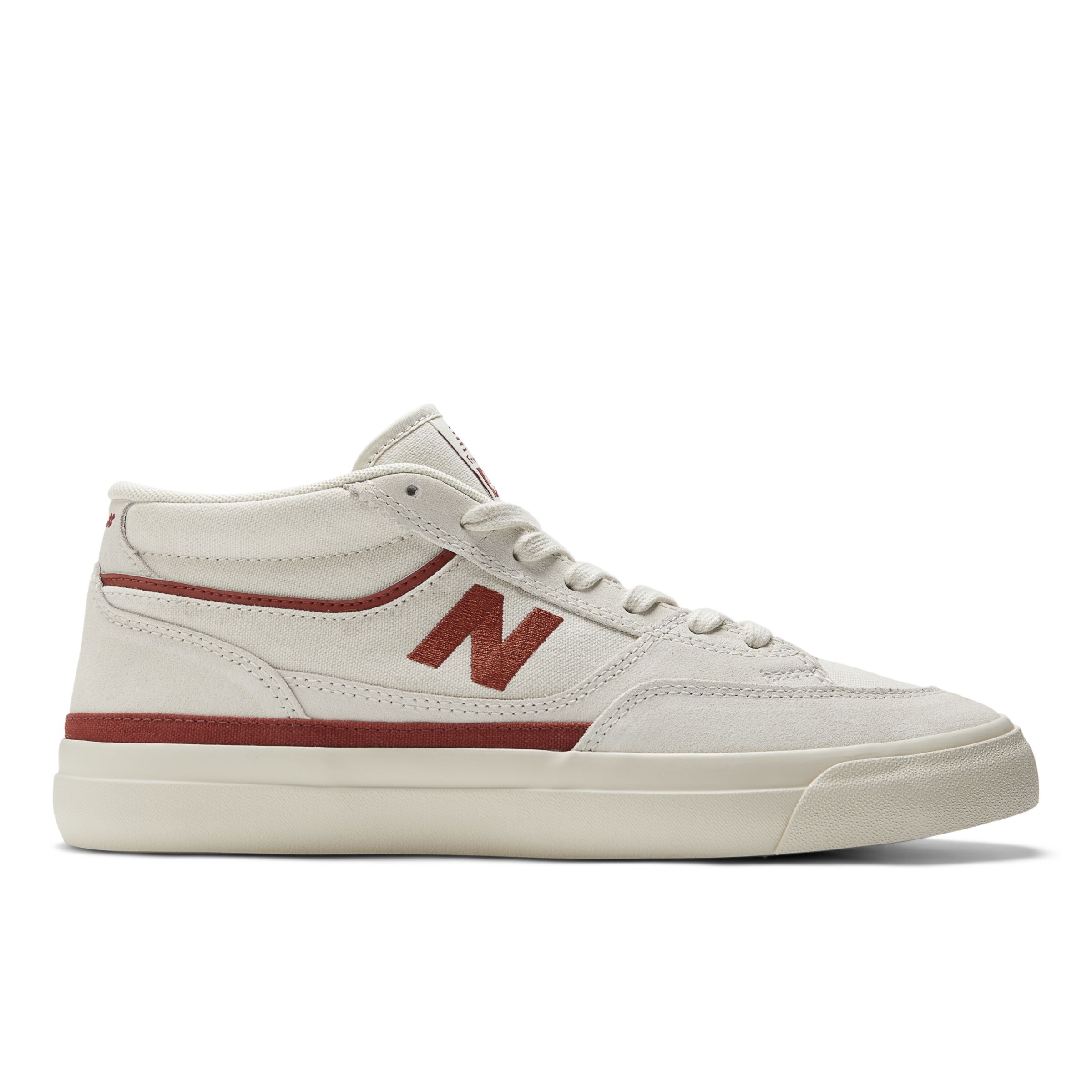 

New Balance Homme NB Numeric Franky Villani 417 en Blanc/Rouge, Suede/Mesh, Taille 45 Large