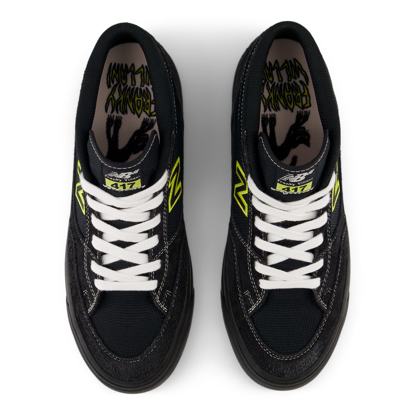Мужские кроссовки New Balance Numeric Franky Villani 417, цвет: Чёрный — фото 4