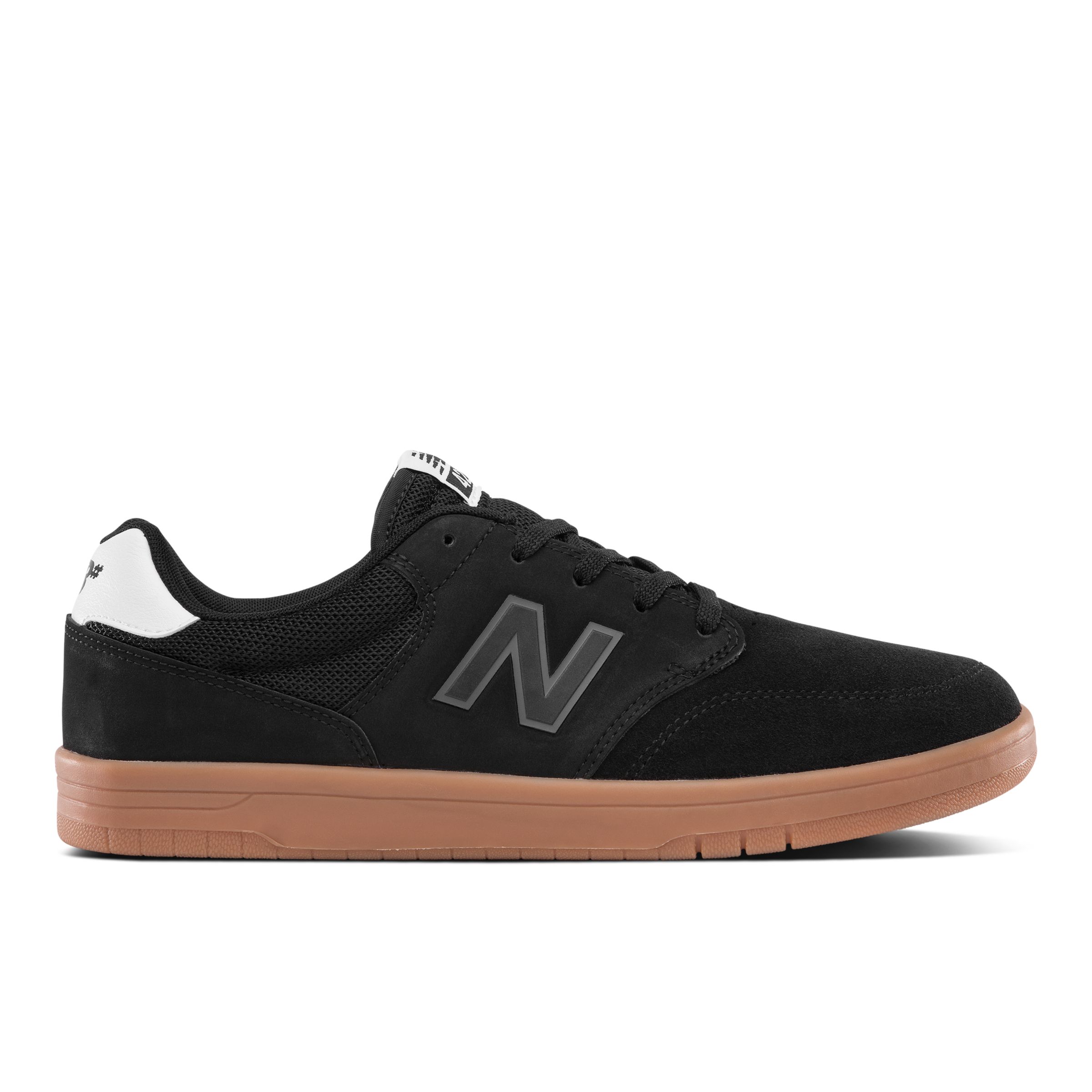 all black new balance skate shoes