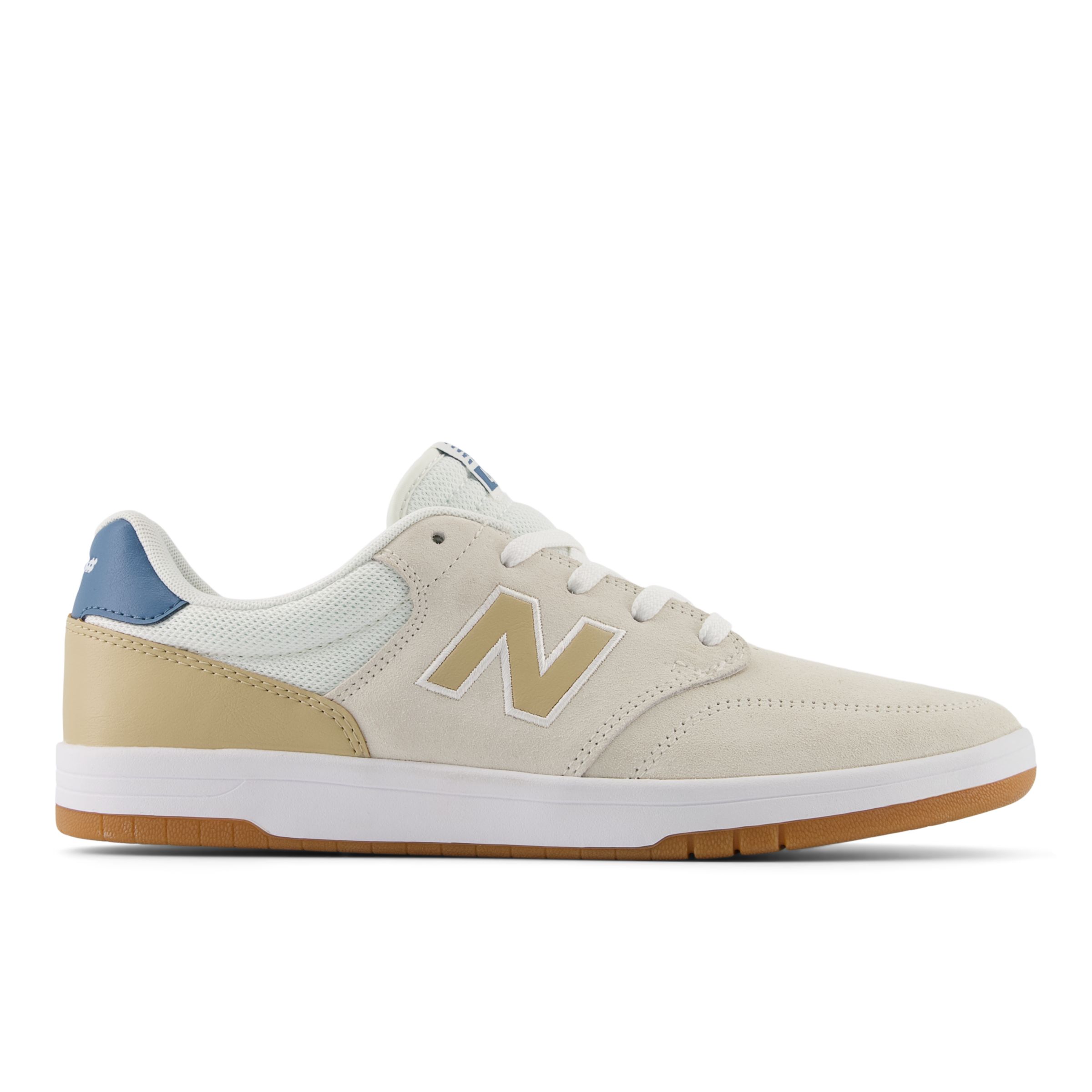 New Balance Men's NB Numeric 425 in White/Beige Synthetic, size 7.5