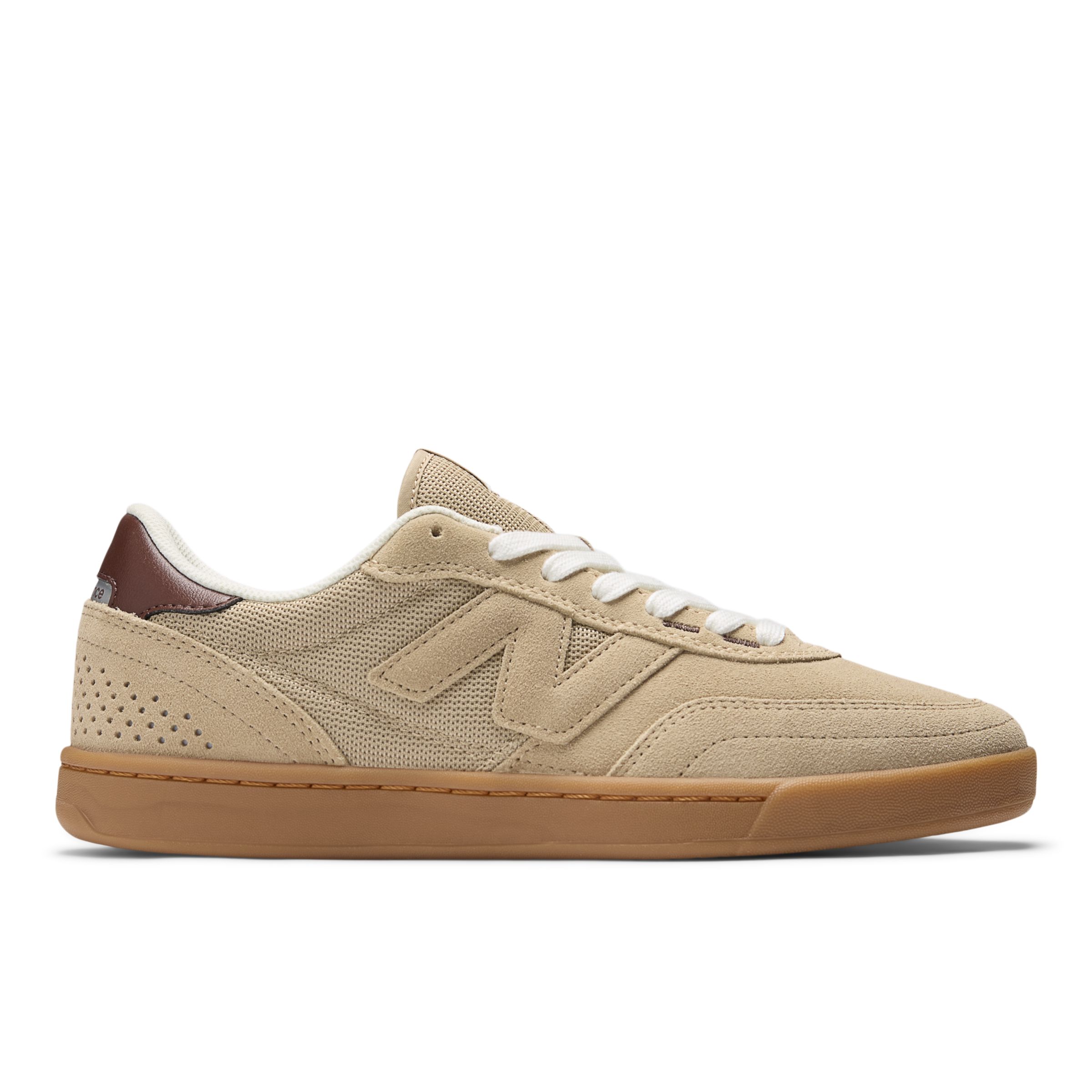 New Balance Unisex NB Numeric 440 V2 in Beige/Brown Suede/Mesh, size 10.5