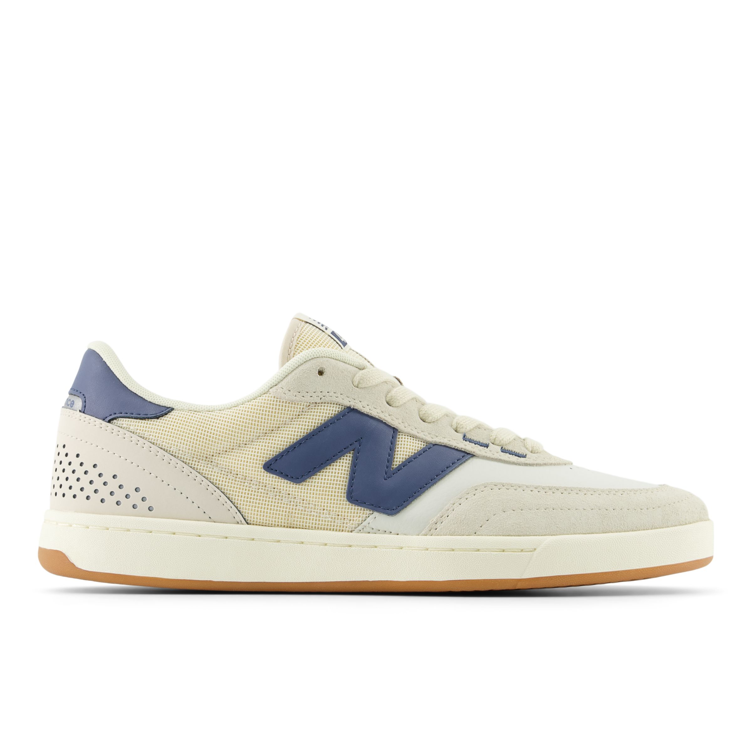 New Balance Men's NB Numeric 440 V2 in White/Blue Suede/Mesh, size 6.5