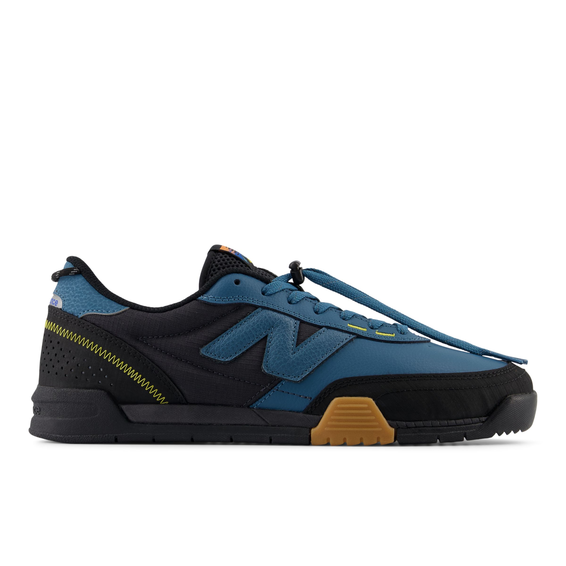 New Balance Men's NB Numeric 440 v2 Trail Low in Blue/Black Suede/Mesh, size 8