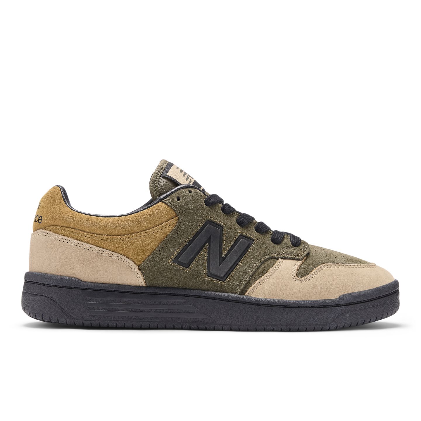 Мужские кроссовки New Balance 8Five2 x NB Numeric 480, цвет: Оливковый / Светло-коричневый — фото 1