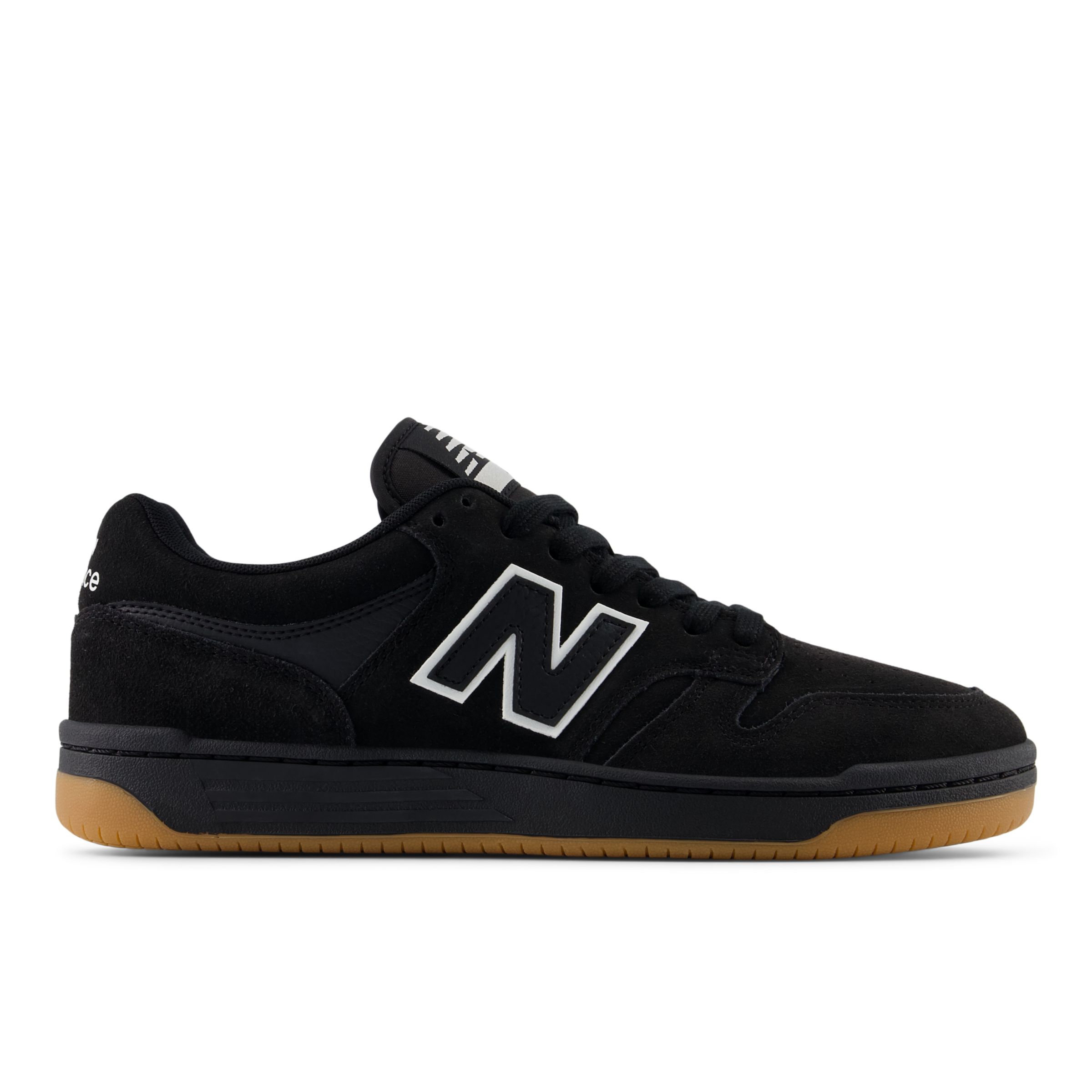 New Balance Homme NB Numeric 480 en Noir/Blanc, Leather, Taille 47.5 Large