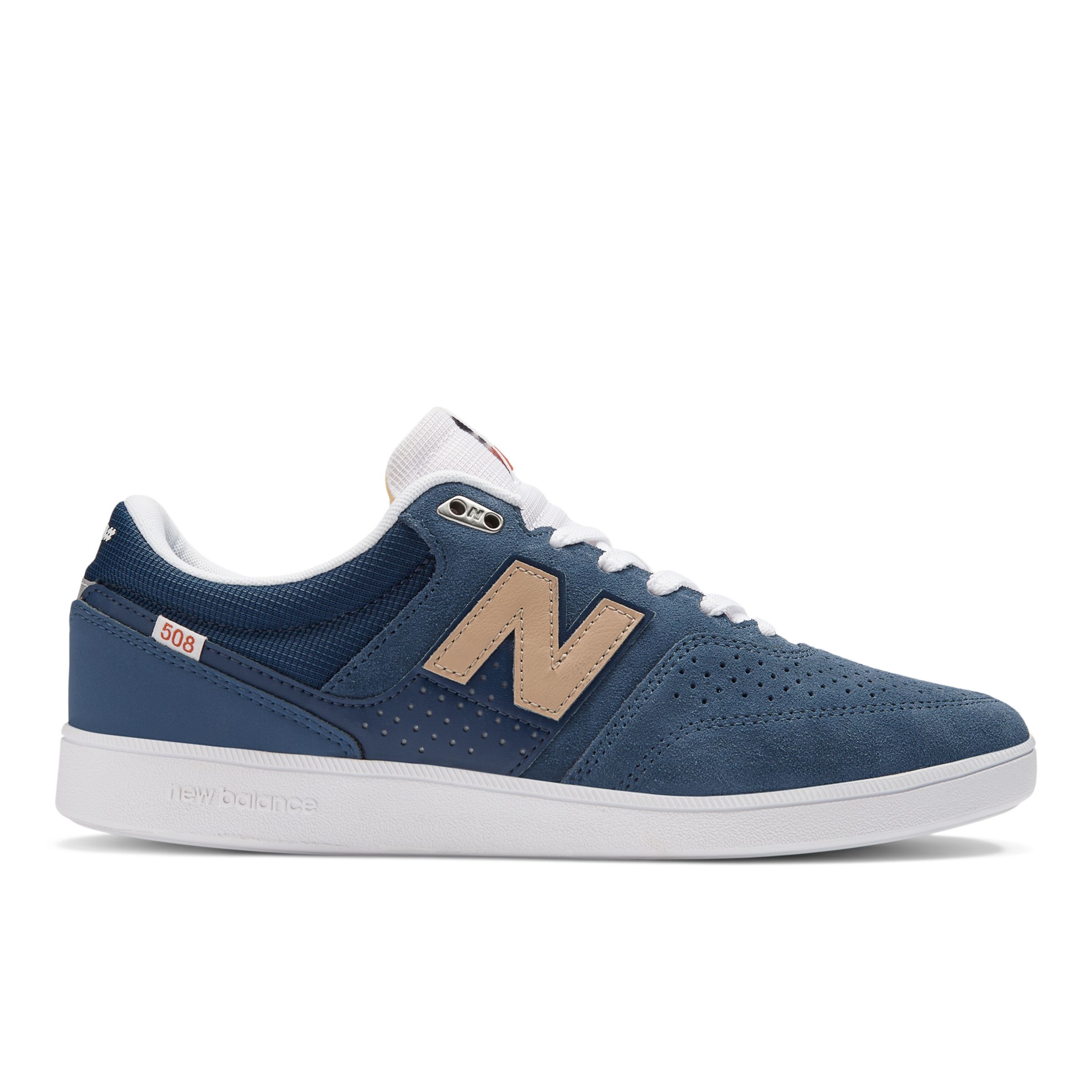 New Balance Men's NB Numeric Brandon Westgate 508 in Blue/White Suede/Mesh, size 7.5