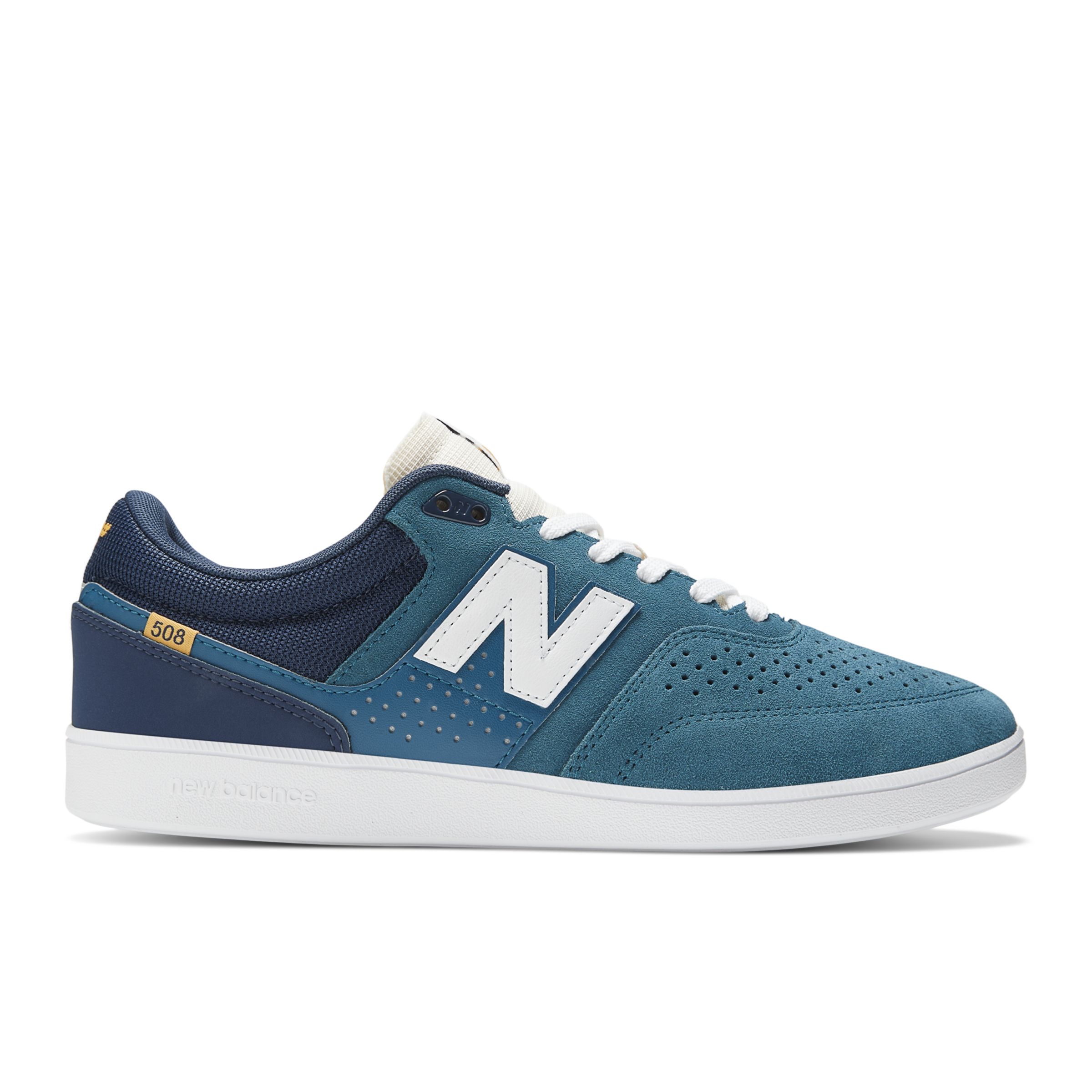 

New Balance Homme NB Numeric Brandon Westgate 508 en Vert/Blanc, Suede/Mesh, Taille 40.5 Large