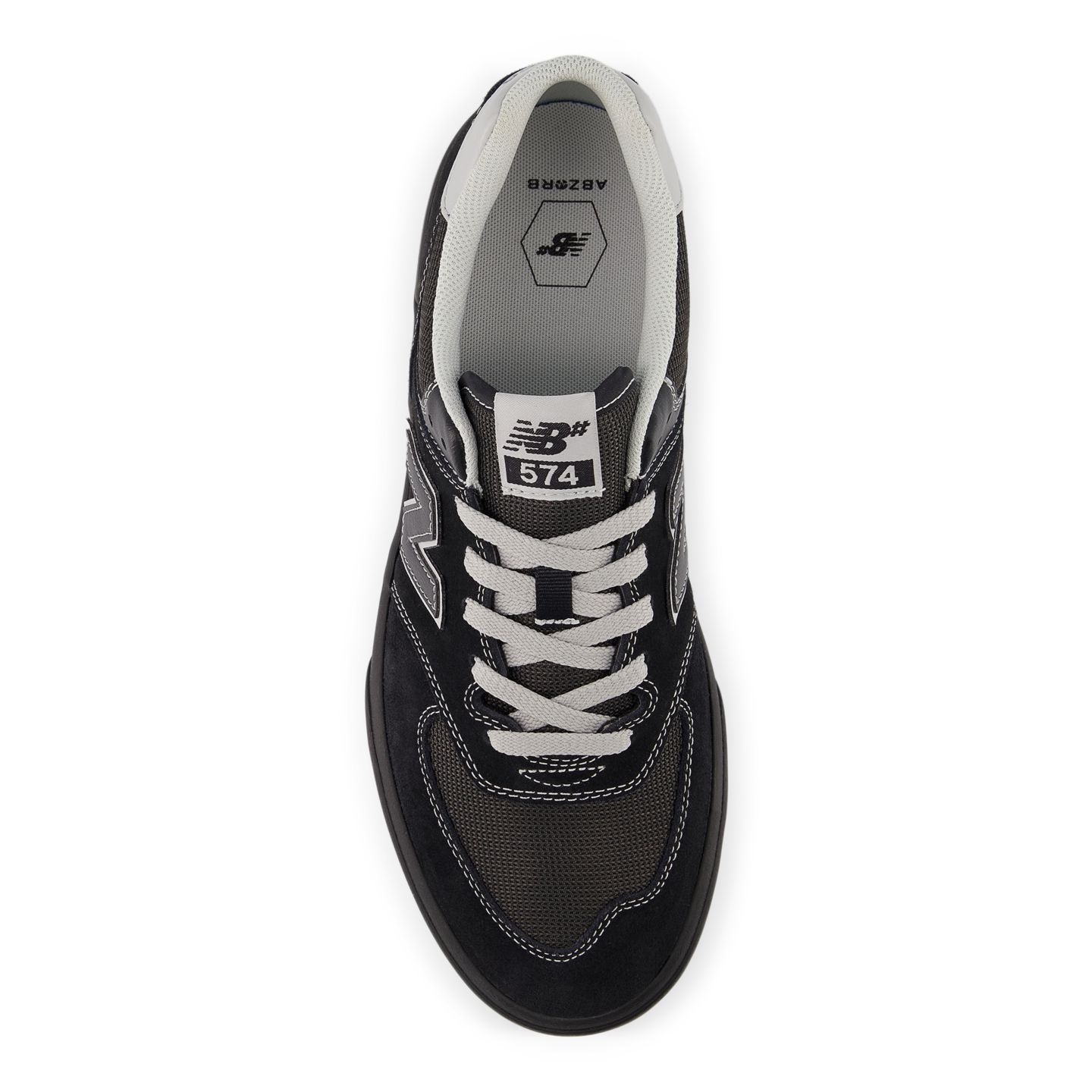 Мужские кроссовки New Balance NB Numeric 574 Vulc, цвет: Чёрный / Серый — фото 3