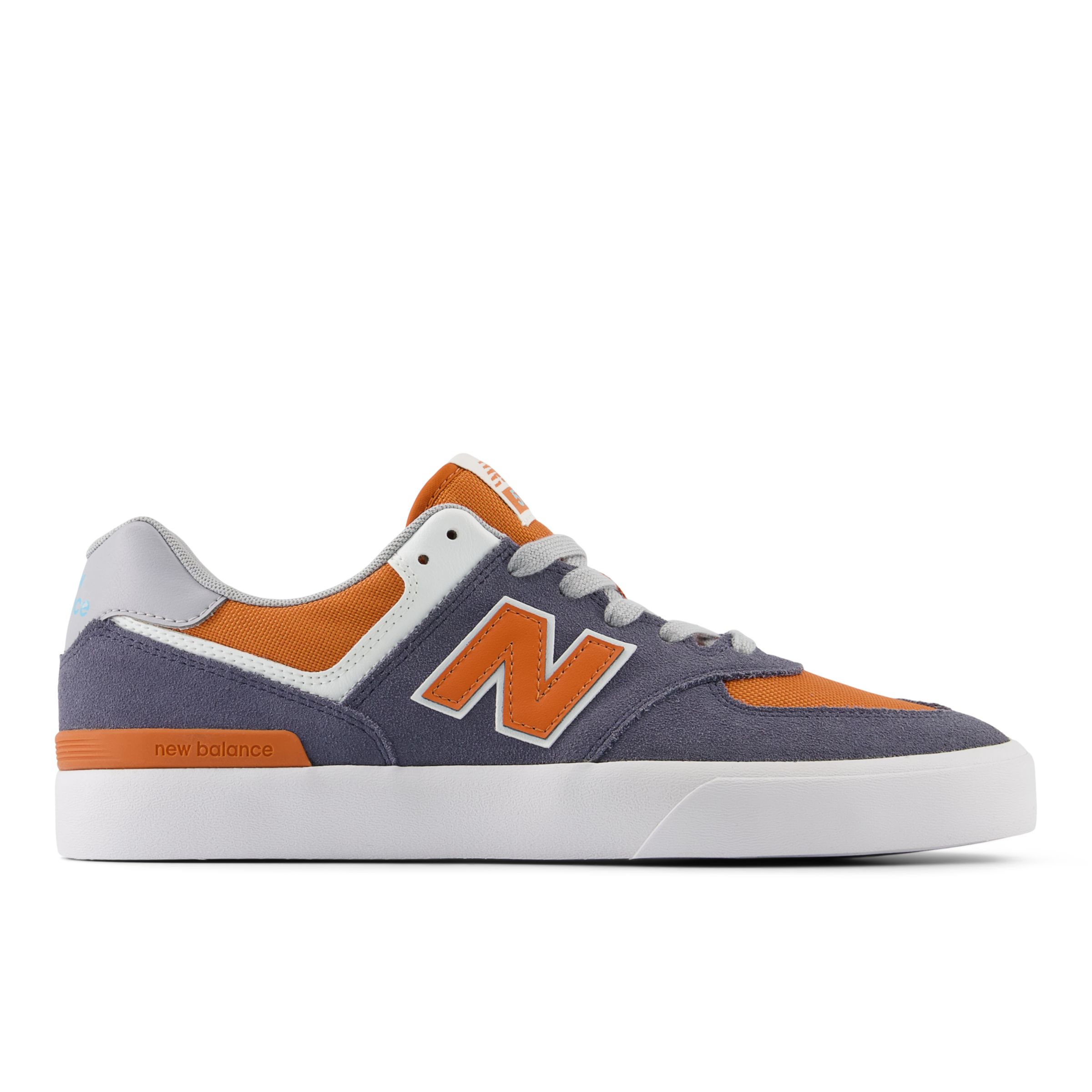 New Balance Unisex NB Numeric 574 Vulc in Grau/Orange