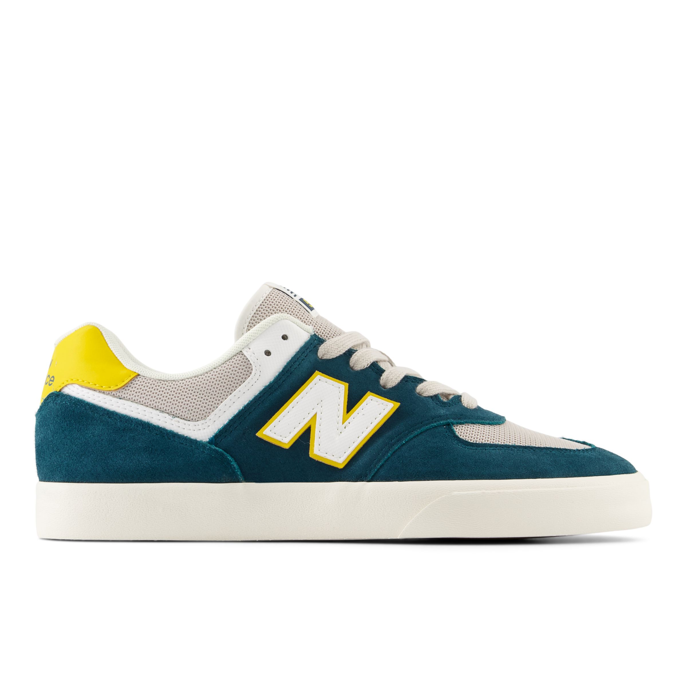 Shop New Balance Unisex Nb Numeric 574 Vulc Skateboarding Shoes In Blue/yellow