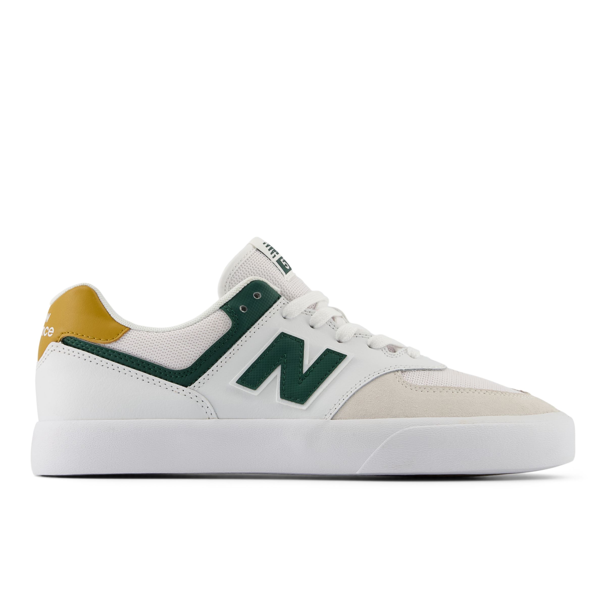 

New Balance Unisex NB Numeric 574 Vulc White/Green - White/Green