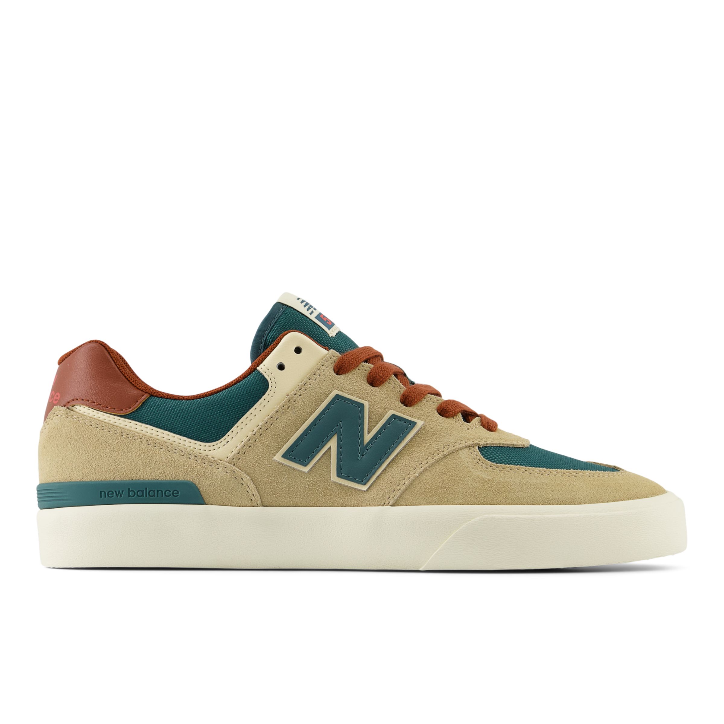 New Balance Unisex NB Numeric 574 Vulc in Braun/Grün