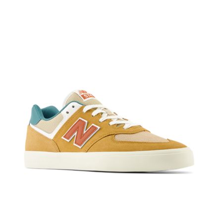 NB Numeric 574 Vulc, 褐黃 with 湖水綠, NM574VWH