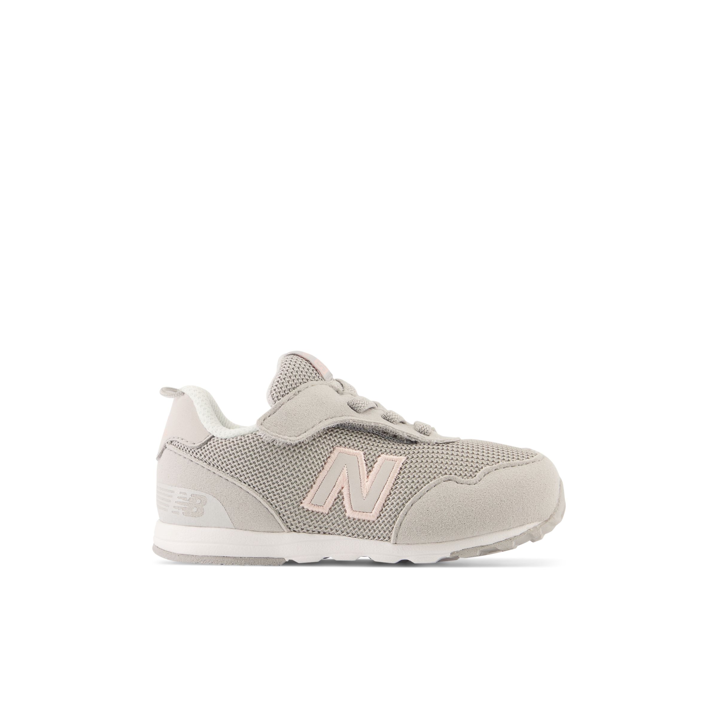 

New Balance Kids' 515 NEW-B Hook and Loop Grey/Pink - Grey/Pink