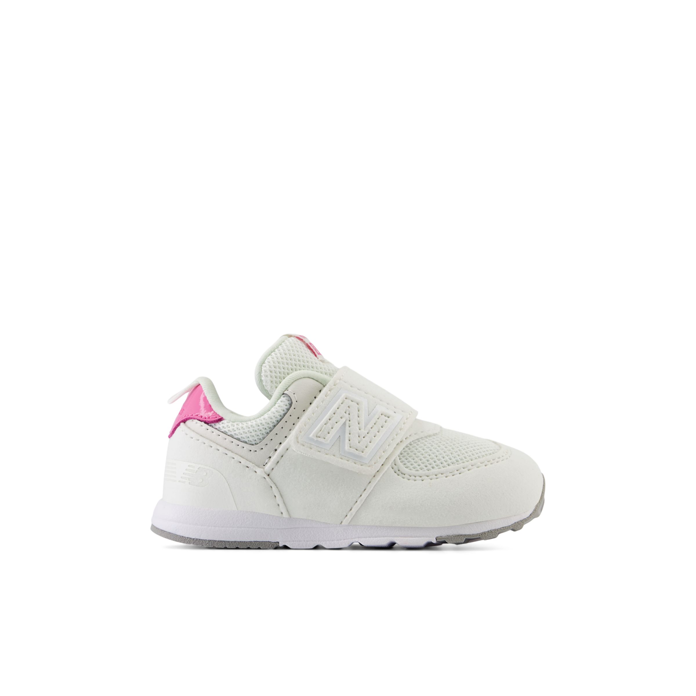 

New Balance Kids' 574 NEW-B Hook & Loop White/Pink - White/Pink