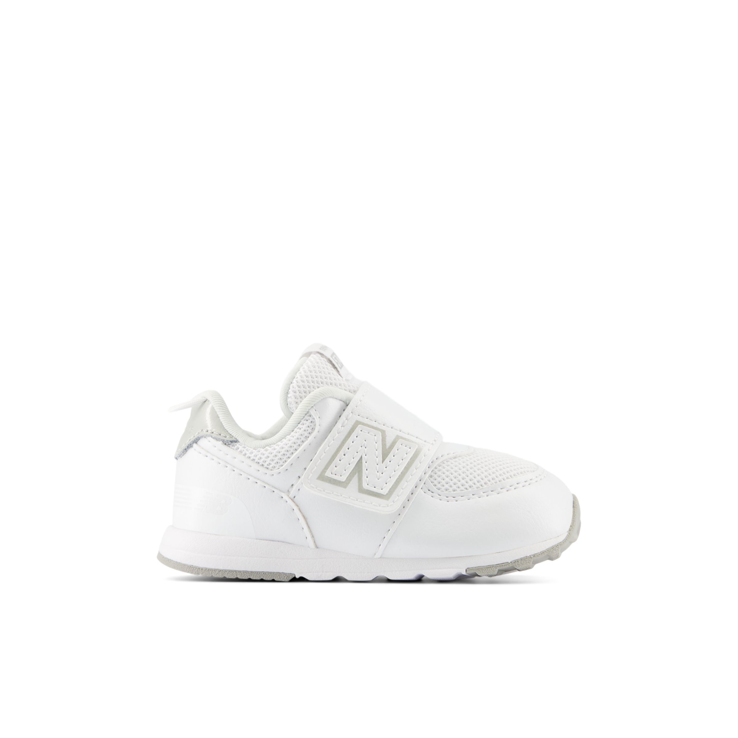 

New Balance Kids' 574 NEW-B Hook & Loop White/Grey - White/Grey