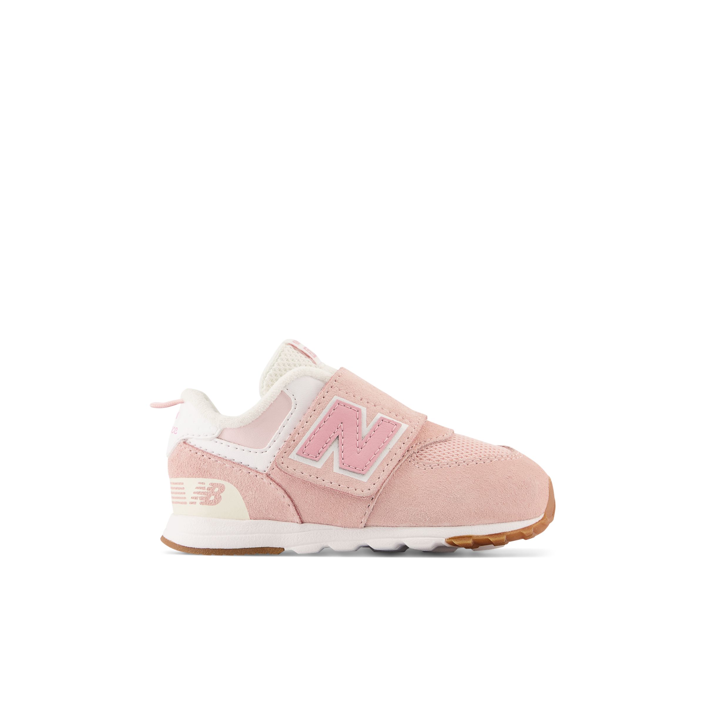 

New Balance Kids' 574 NEW-B Hook & Loop Pink - Pink