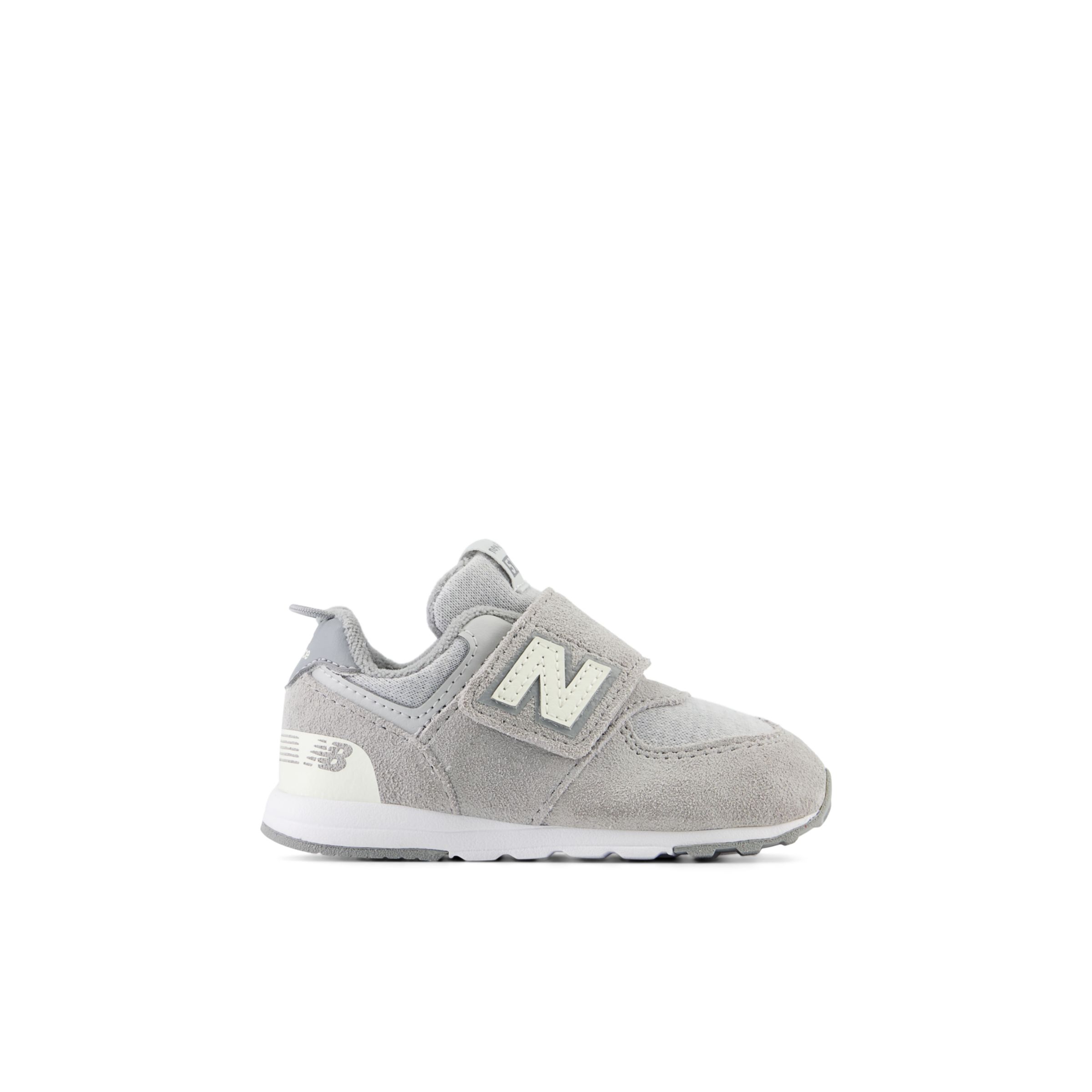 

New Balance Kids' 574 NEW-B Hook & Loop Grey/Beige - Grey/Beige