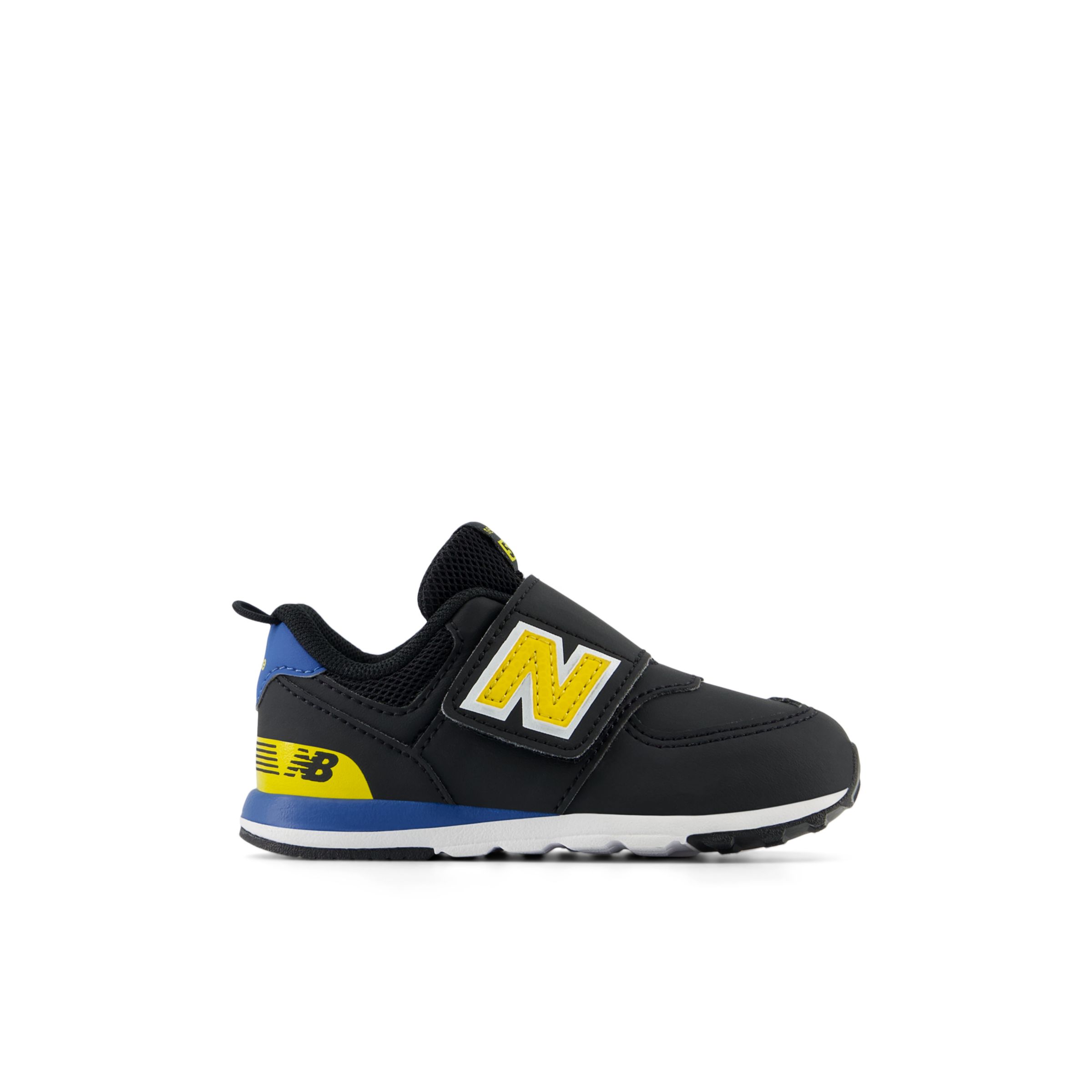 New Balance Bambino 574 NEW-B HOOK & LOOP in Nero/Arancia