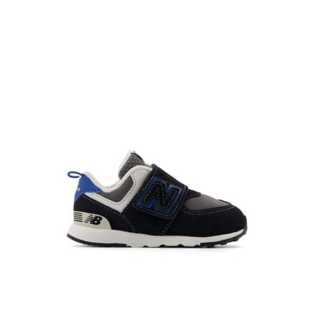 574 NEW-B HOOK & LOOP, Black with Blue Agate, NW574QRB