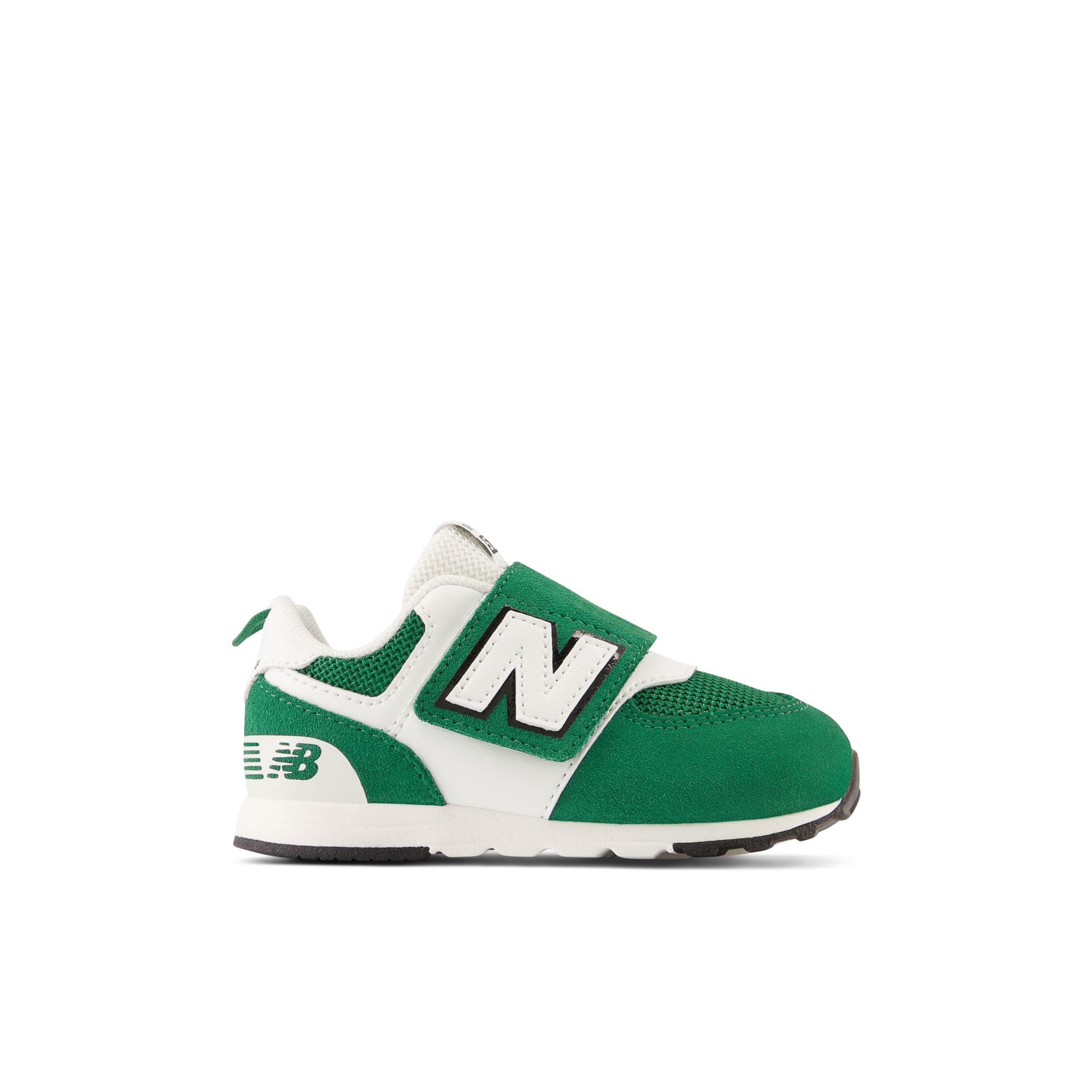 

New Balance Kids' 574 NEW-B Hook & Loop Green/White/Black - Green/White/Black