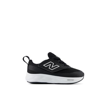 Fresh Foam 625 NEW-B Hook & Loop, Black with White, NW625BK