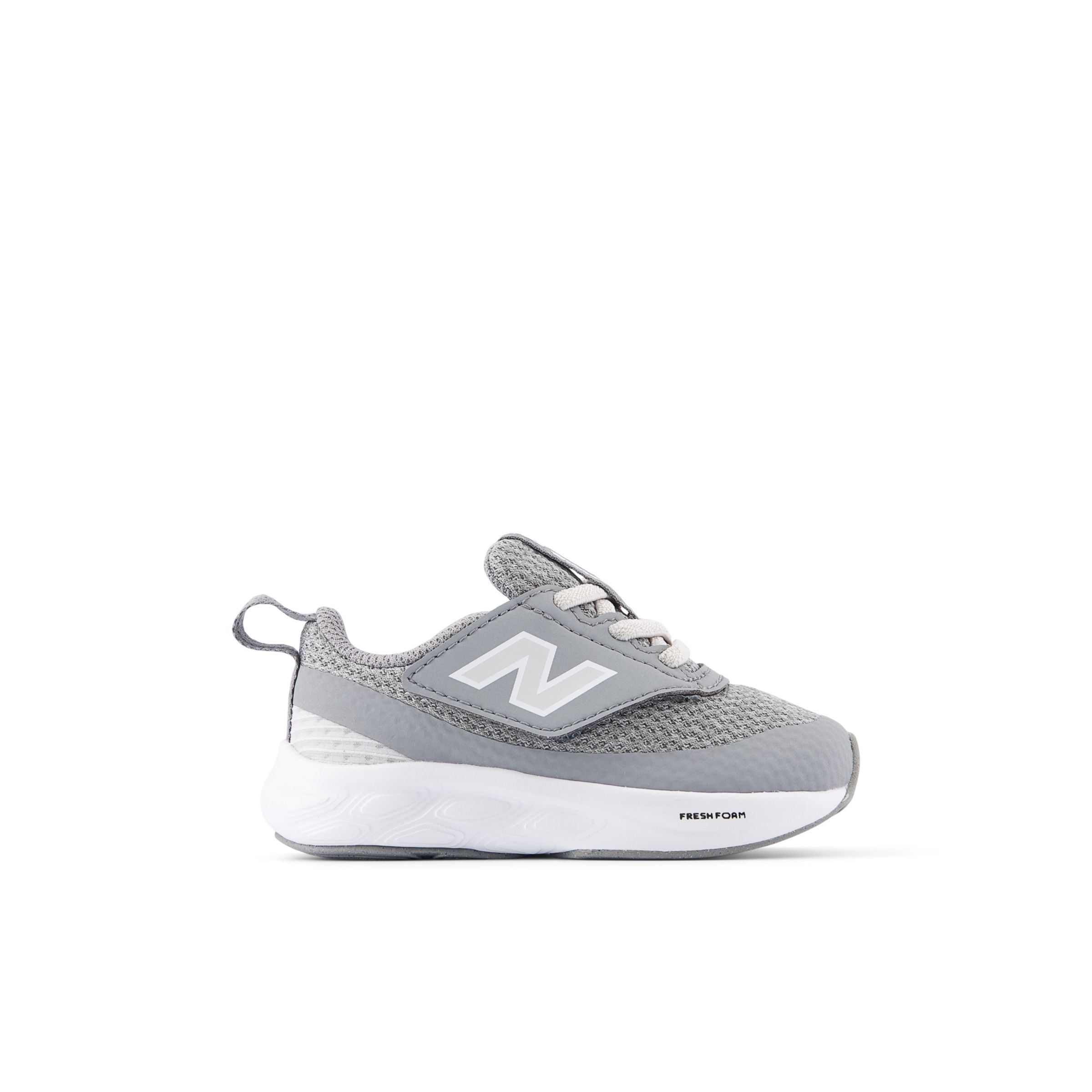 New Balance  Barn Fresh Foam 625 NEW-B Hook & Loop i Grå/Vit Mesh, Storlek 22.5