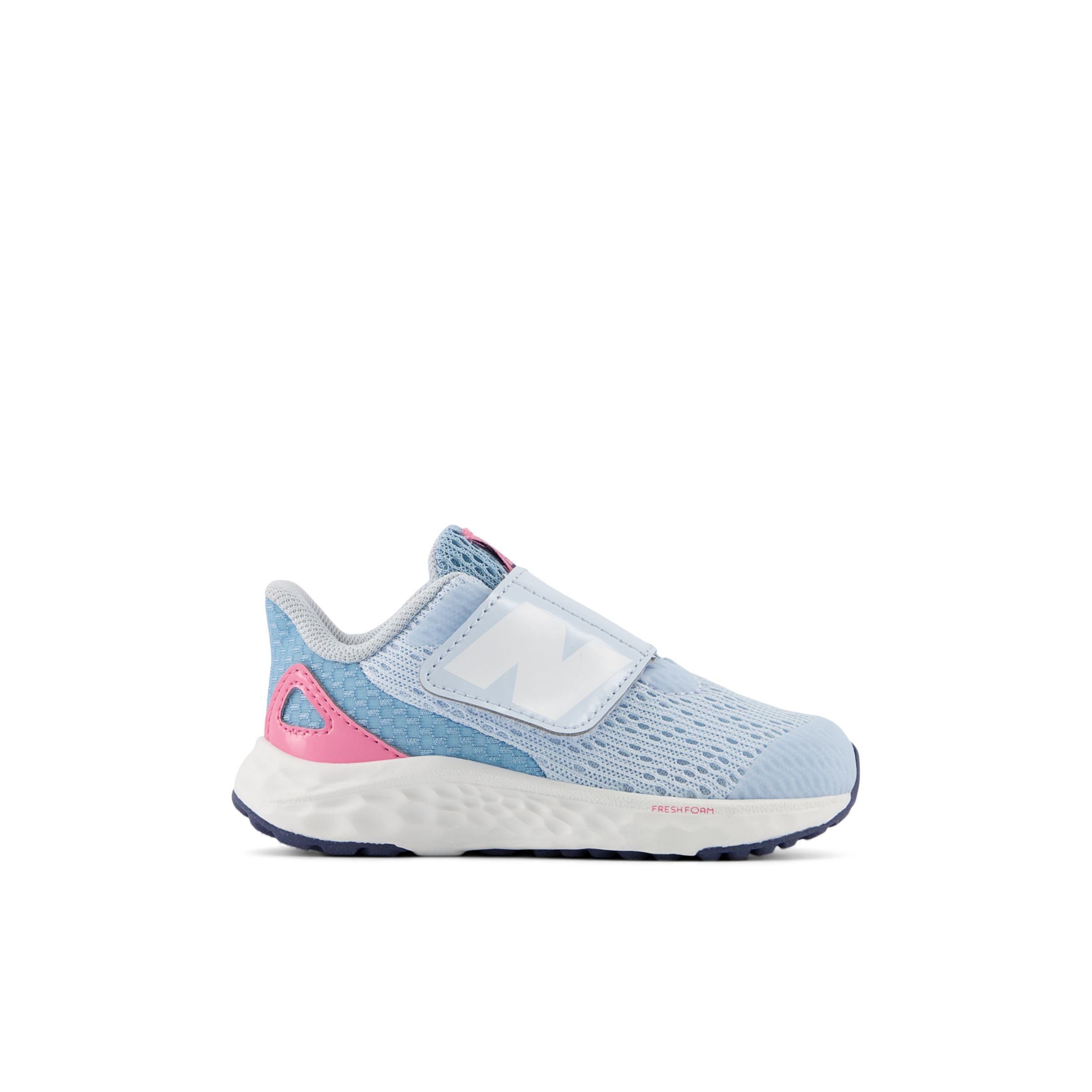 New Balance Enfant Fresh Foam Arishi v4 Hook and Loop en Bleu/Rose