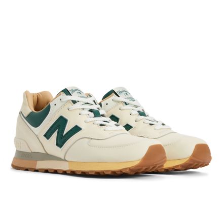 The Apartment x New Balance MADE in UK 576, Antique White with Evergreen with London Fog with Butter Cream, OU576AME
